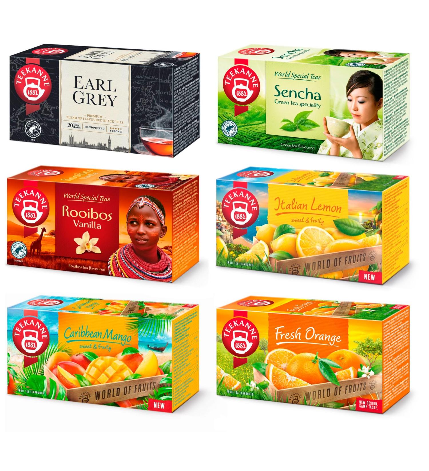 Th i re m lange de th de pays : Earl Grey Sencha chinois Rooibos africain citron italien mangue des Cara bes orange espagnole (cadeau d cond) - Buy Online on GoSupps.com