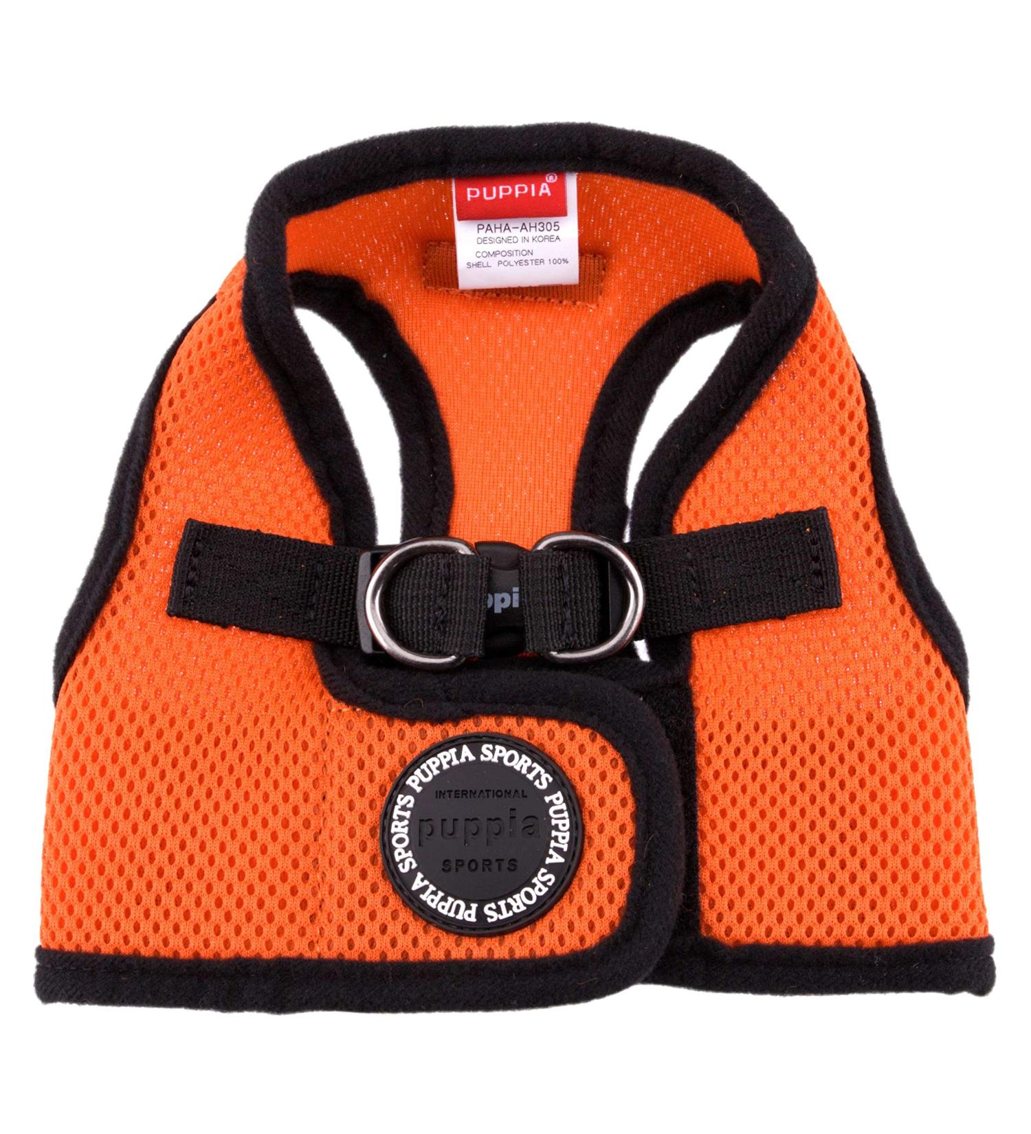 Puppia Dog Harness for Small & Medium Dogs | Soft Vest in Various Colors - Ideal for Puppies | Atanizzenuchtkerte for Dogs - Orange Size M - Buy Online on GoSupps.com