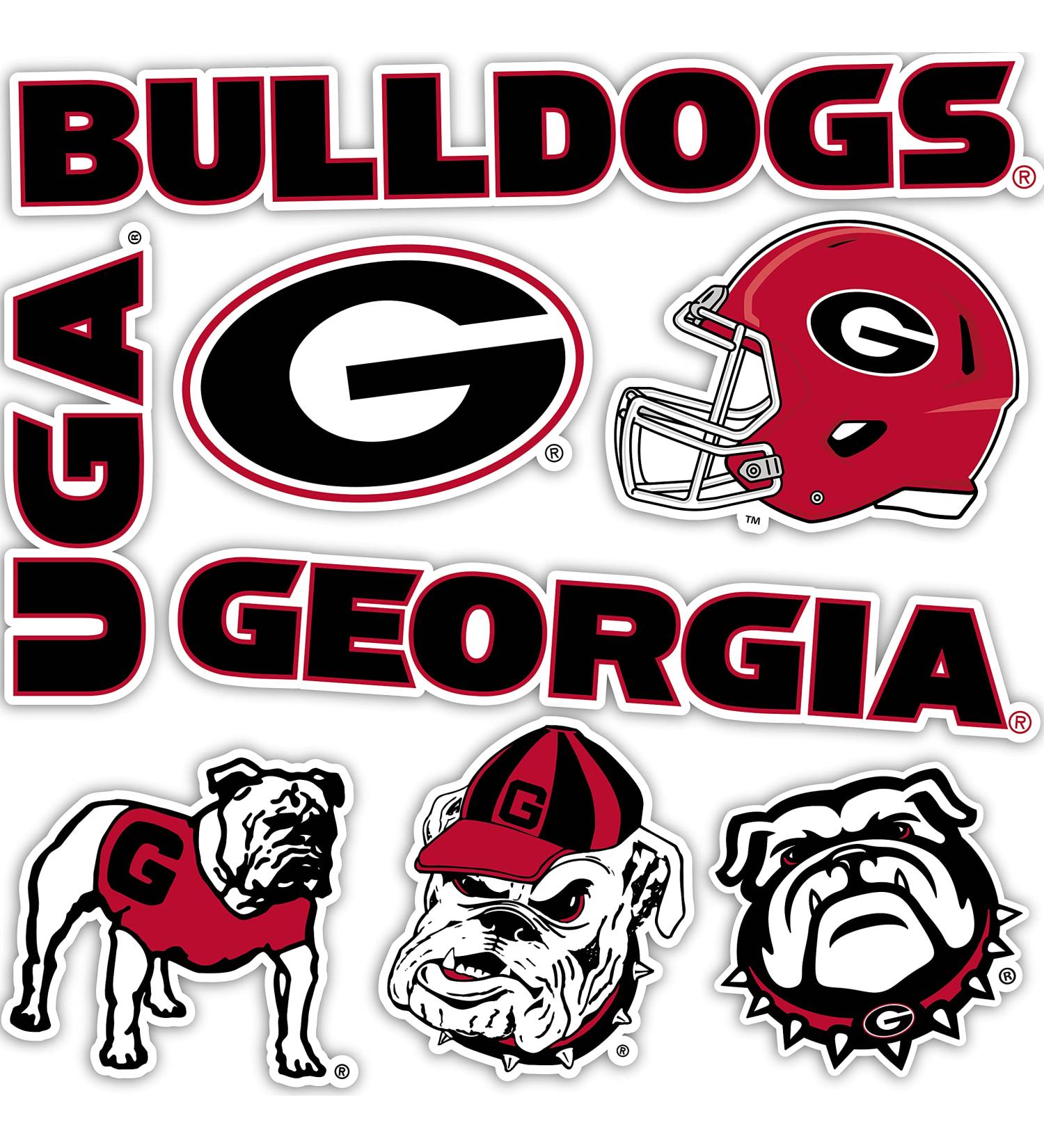 University of Georgia Bulldogs Sticker - UGA Dawgs Vinyl Decal for Laptop, Water Bottle, Car - Scrapbook Sticker - Buy Online on GoSupps.com