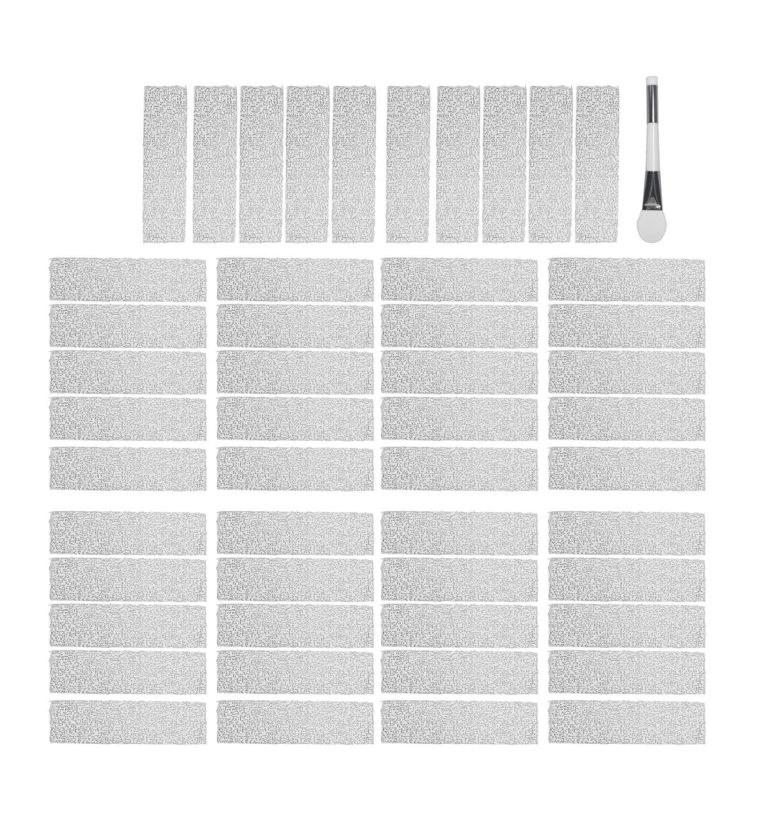 V Face Plaster Mask 10 Bags Skin Tightening Set with Cleaning Brush 3D Shape Facial Regeneration Kit for Salon Ues - Buy Online on GoSupps.com