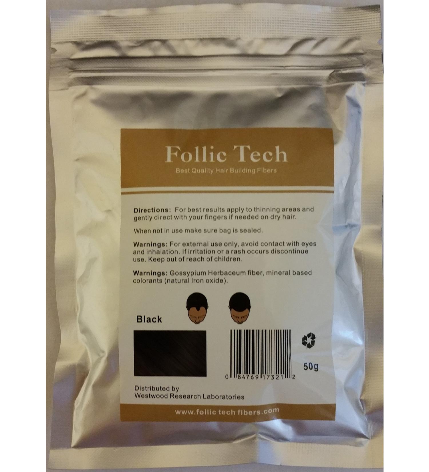 Hair Building Fibers Black 250 Grams. Highest Grade Refill That You Can Use for Your Bottles from Competitors