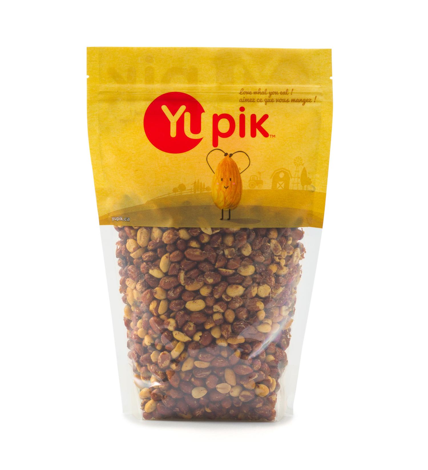 Yupik Roasted Salted Red Skin Peanuts 1 kg 6 Count Kosher Vegan Nuts with Skins Seasoned Nuts Crunchy Savory Snacks Source of Fiber Protein Snacks 6 kg - Buy Online on GoSupps.com