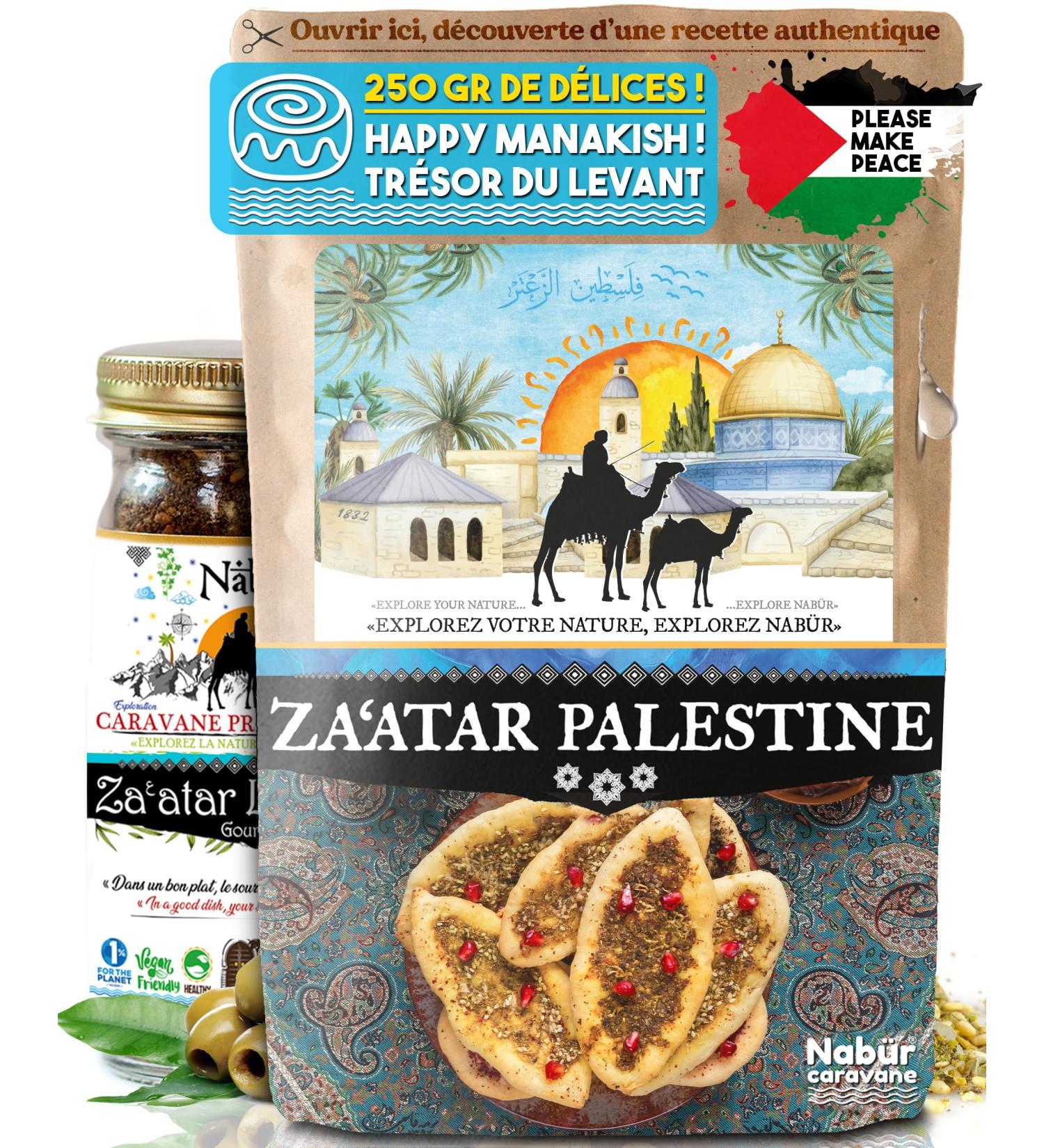 Nab r - 250gr Zaatar Palestinien 100% Naturelle Zatar Authentique Za'atar Palestine Sans Additifs - Buy Online on GoSupps.com