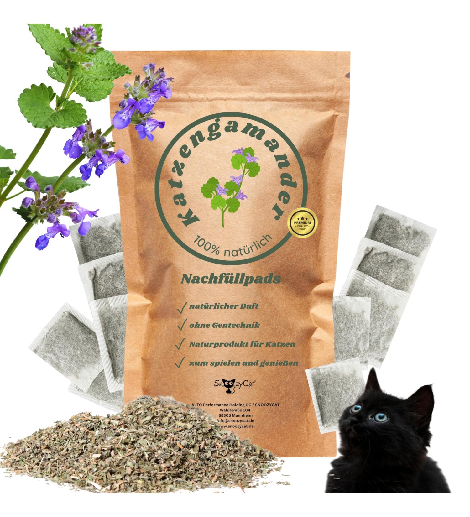 SNOOZYCAT 10 Pack Refills with 100% Natural Catnip with Catnip Also Called Catnip Herbal Mix for Cat Cushion Fillable Handmade - Buy Online on GoSupps.com