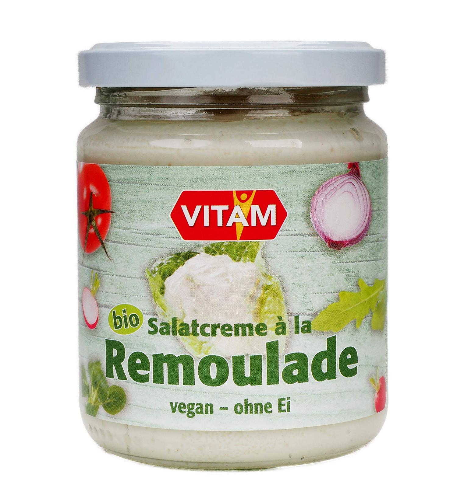 Vitam 3 x Vegan Egg Free Remoulade Salad Cream 3 x 225g