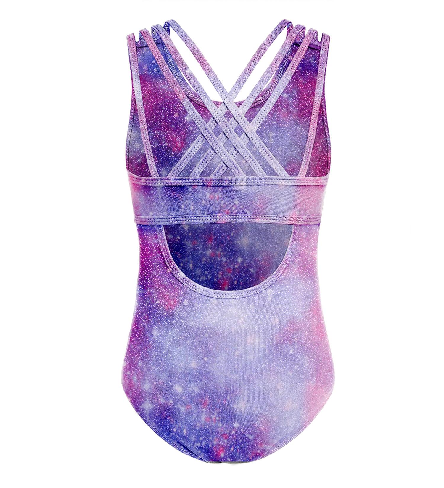 Arshiner Girls' Gymnastic Leotard Ballet Dance Sleeveless Tank - Purple Sky, 5-6 Years - Buy Online on GoSupps.com