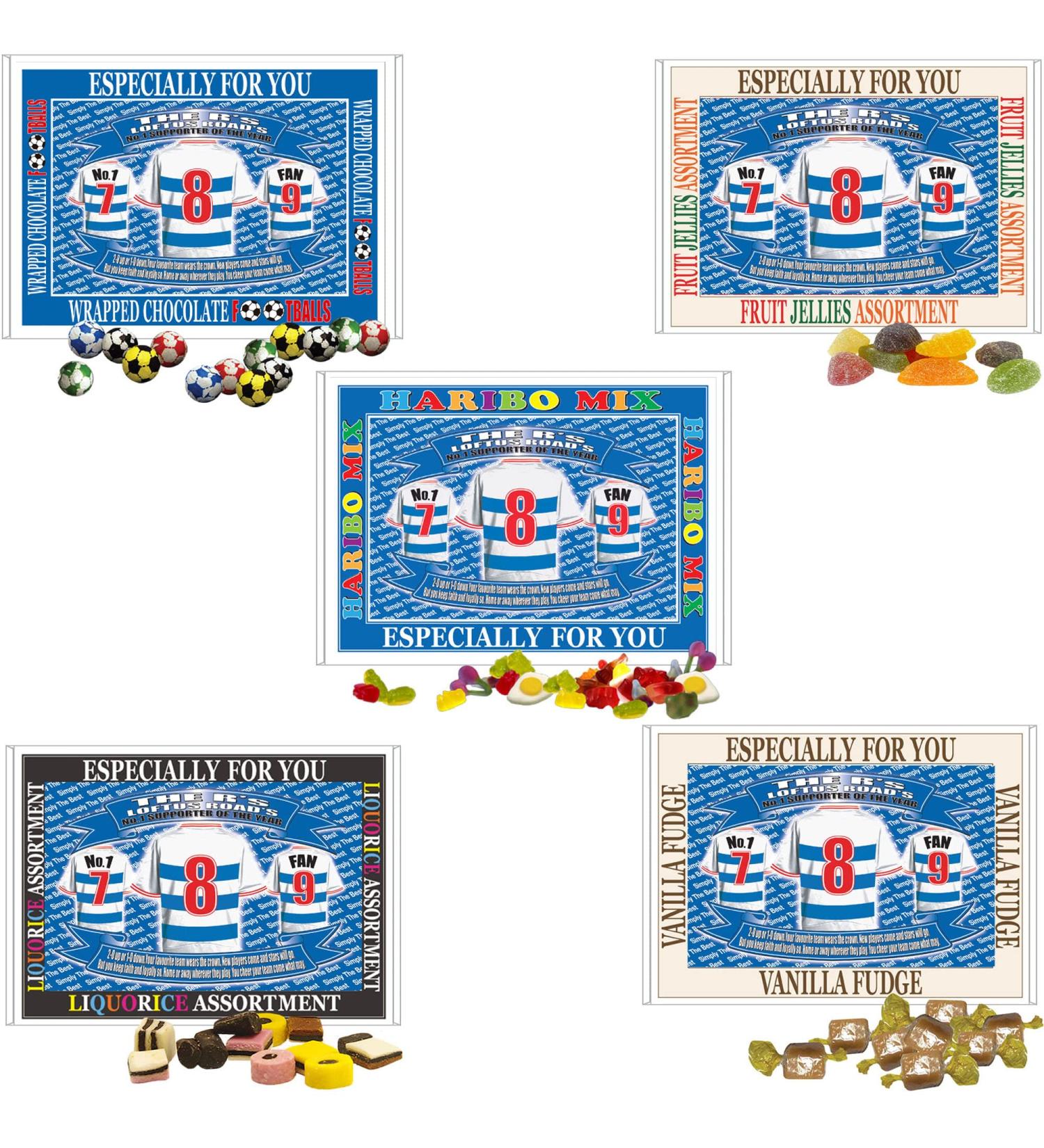 Queens PR Football Shirt Gift Boxed Sweets - Buy Online on GoSupps.com