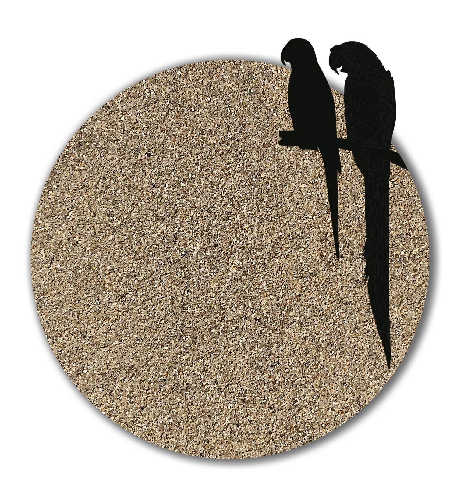 High-Quality 12 kg Germ-Free Bird Sand - Beige Substrate for Cages | No Additives Medium Grain - Buy Online on GoSupps.com