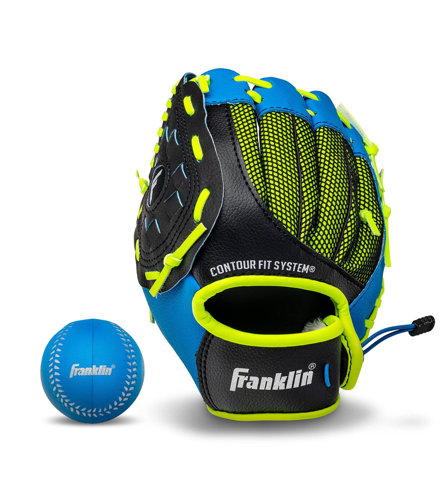 Franklin Sports Teeball Glove - Youth Left & Right-Handed Fielding Gloves - Neo-Grip Synthetic Leather - 22.9 cm - Ready to Play - Buy Online on GoSupps.com