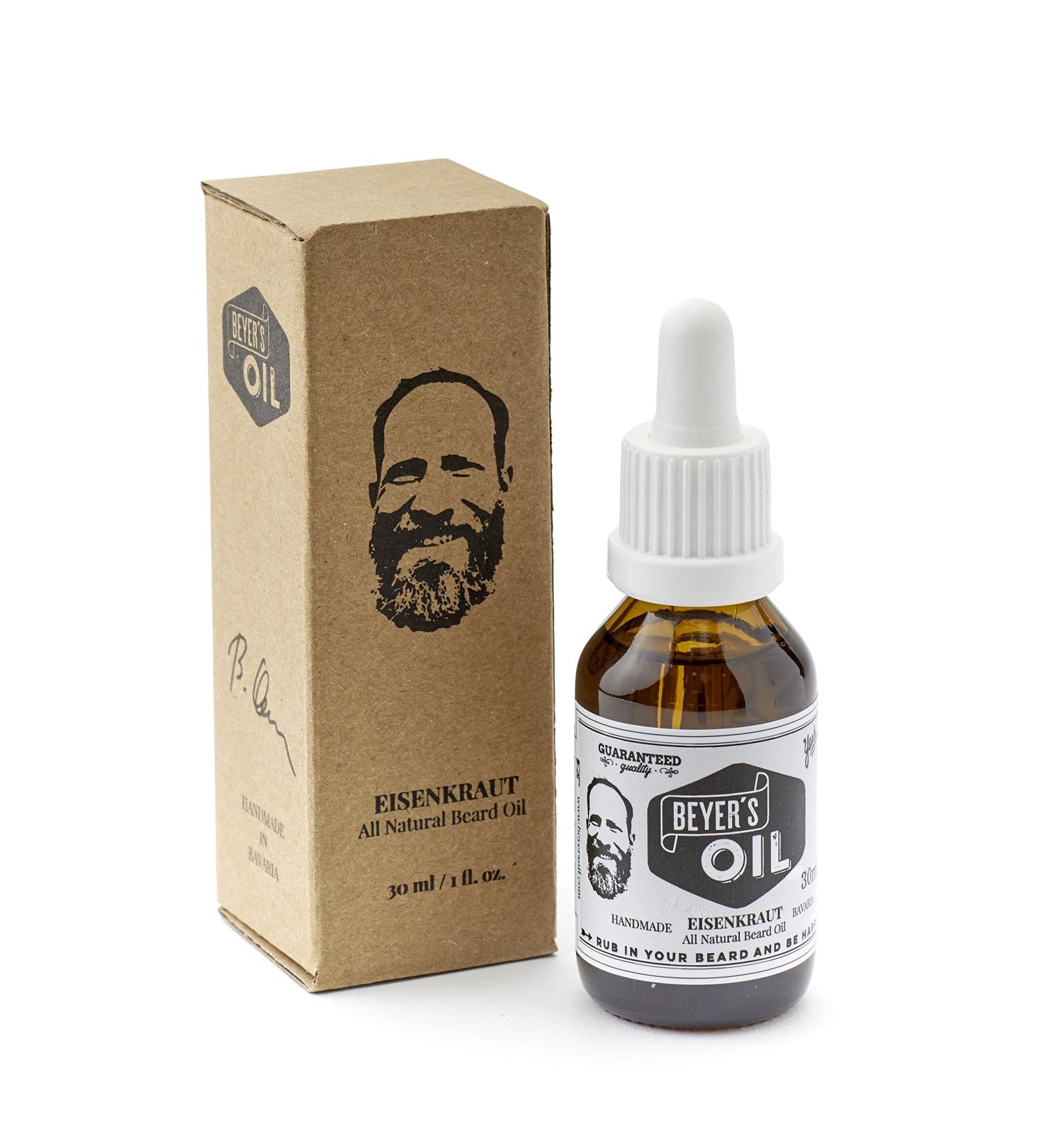 Beyer's Oil 100% Natural Beard Oil Verbena 30ml - Softens & Nourishes Your Beard - Buy Online on GoSupps.com