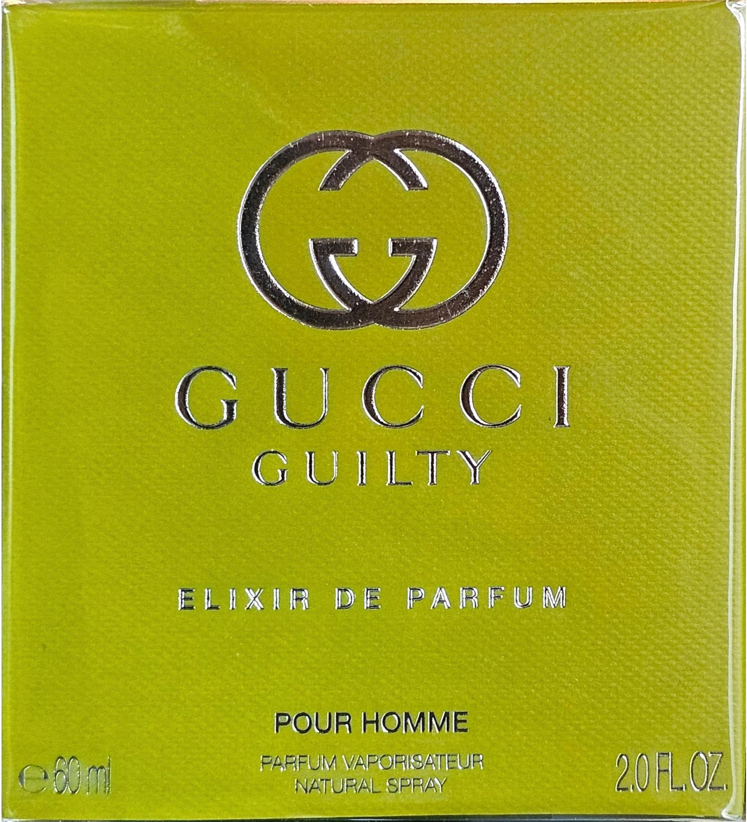 Gucci Guilty by Gucci for Men 2.0 oz Elixir de Parfum Spray