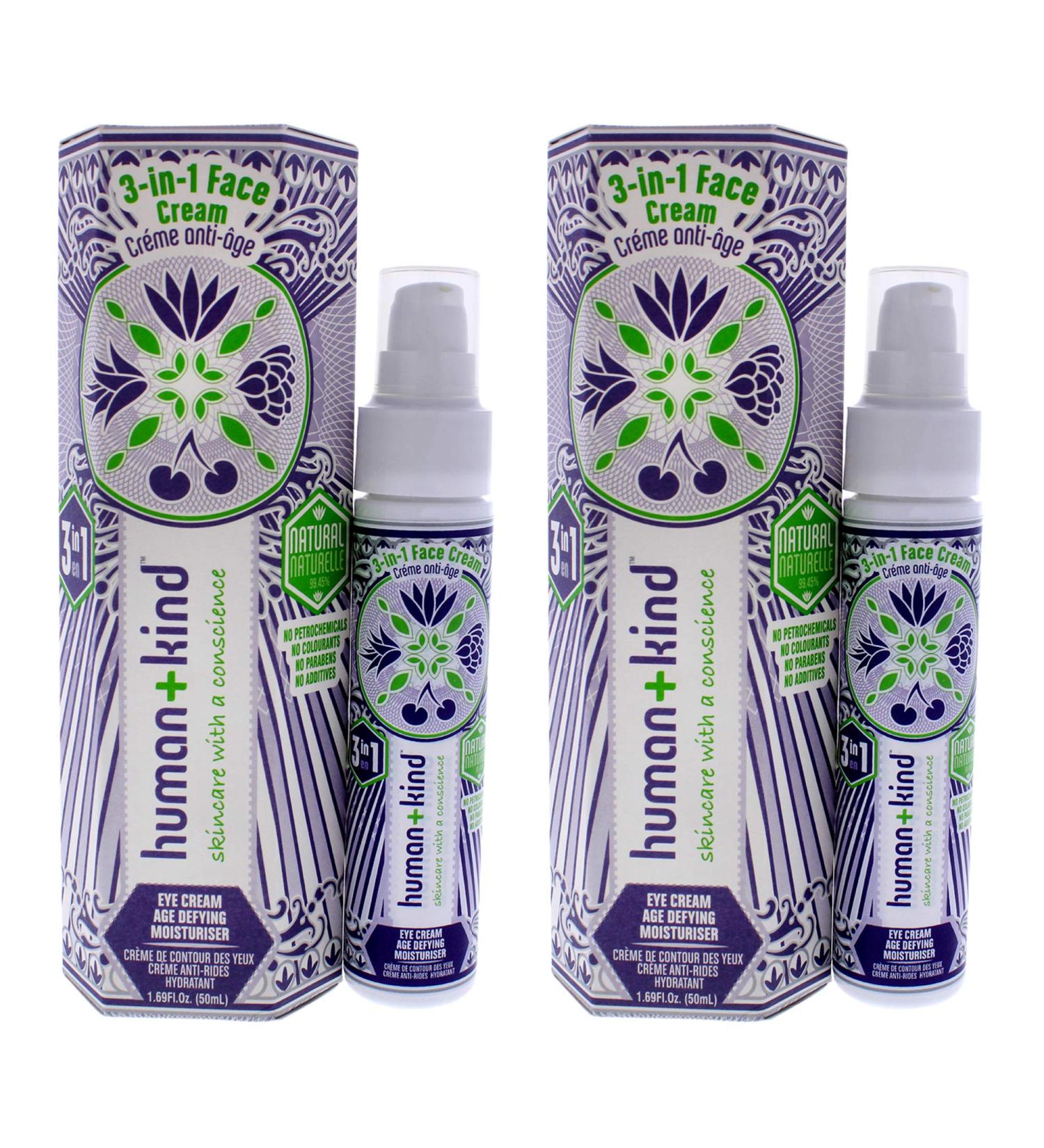 Human+Kind Anti-Ageing Cream Unisex 1.69 oz - Pack of 2