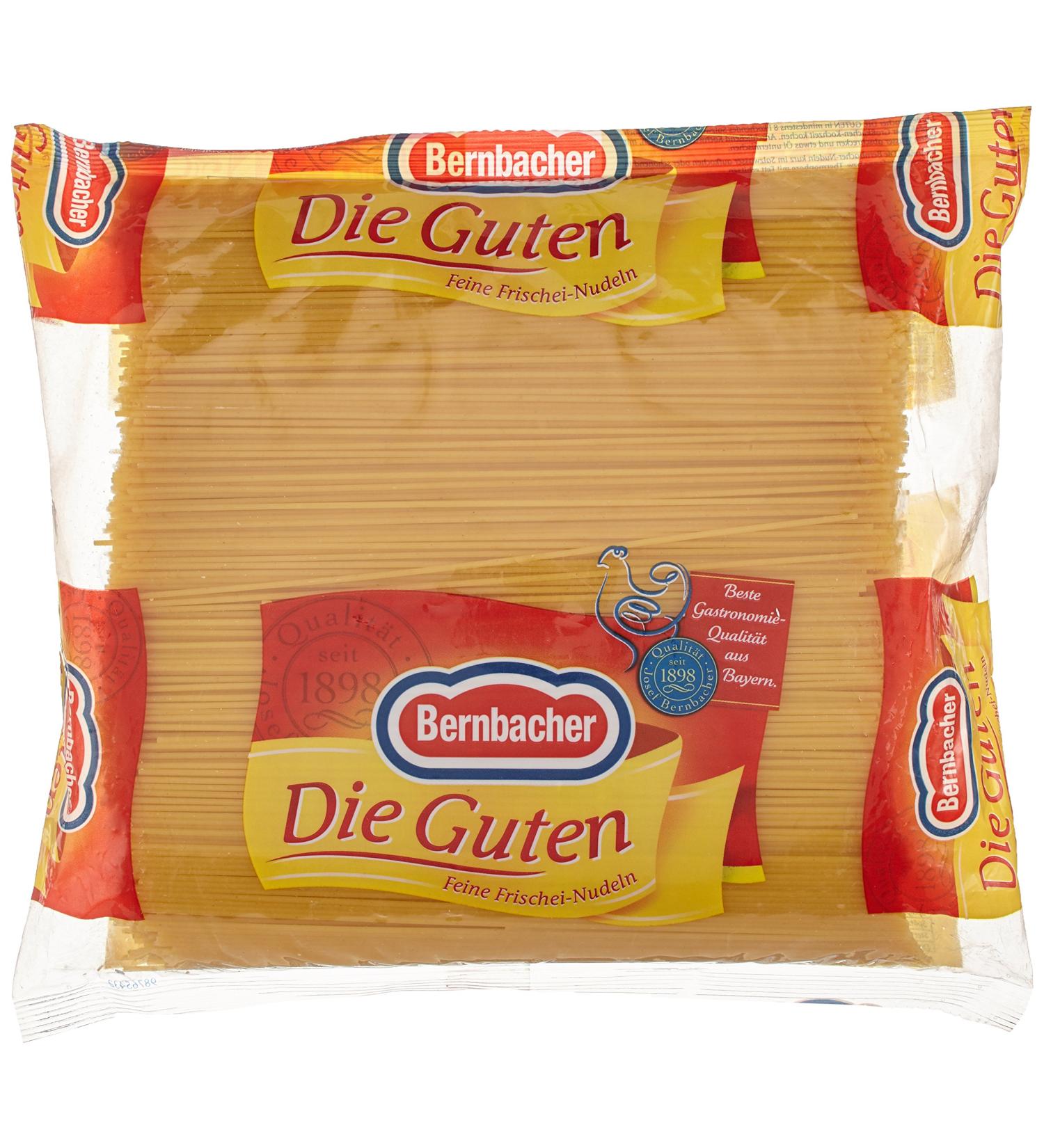 Buy Bernbacher Die Guten Spaghetti 2.5 kg - Premium Italian Pasta for International Shipping - Buy Online on GoSupps.com