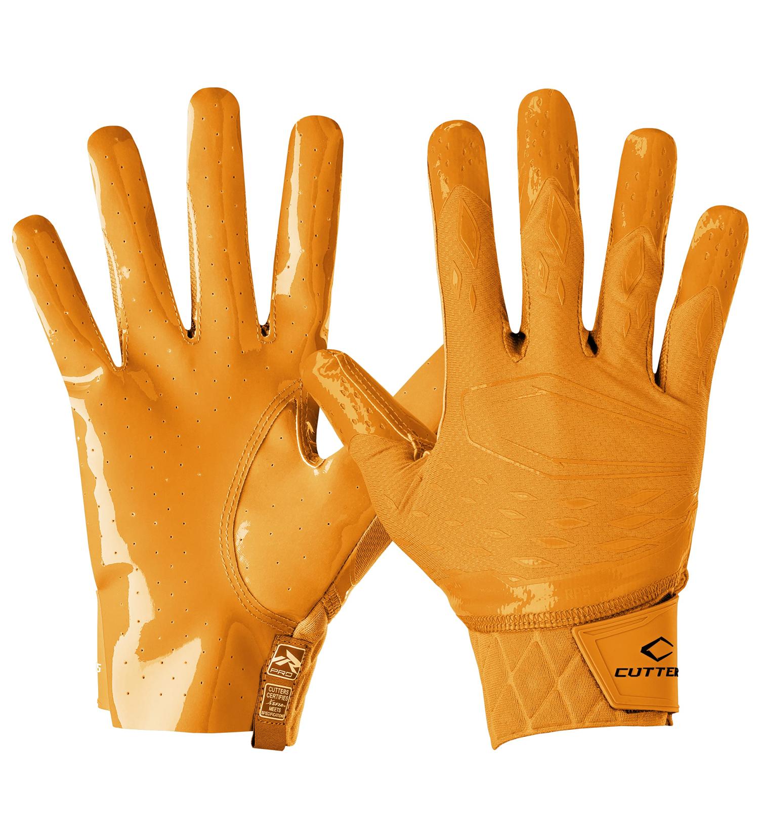 Buy CUTTERS REV PRO 5.0 Receiver Gloves - Gold Adult Large | International Shipping Available - Buy Online on GoSupps.com