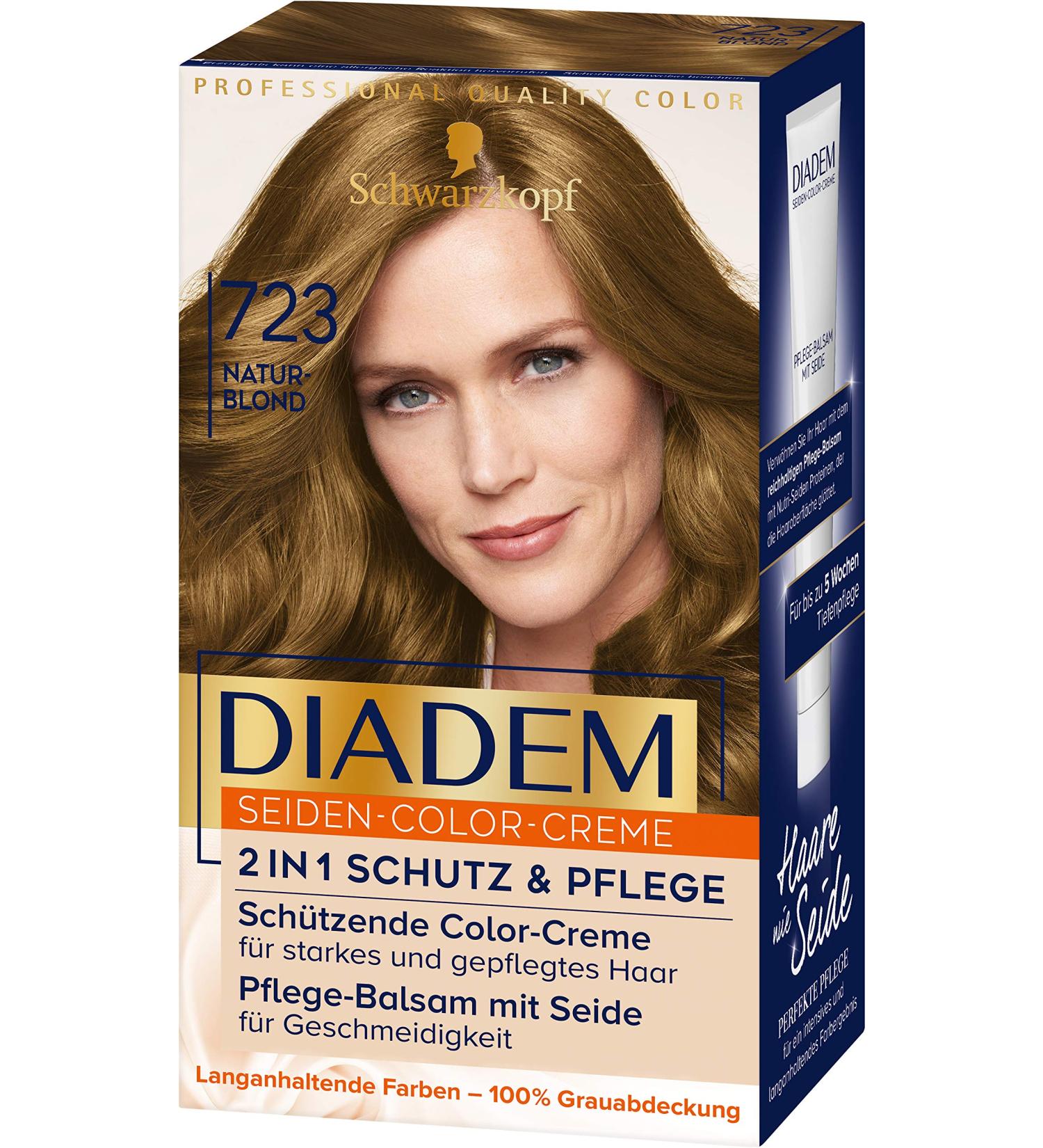  Diadem Diadem Seiden-Color-Creme Natural Blonde Level 3 Hair Dye 170 ml (Pack of 3) - Buy Online on GoSupps.com