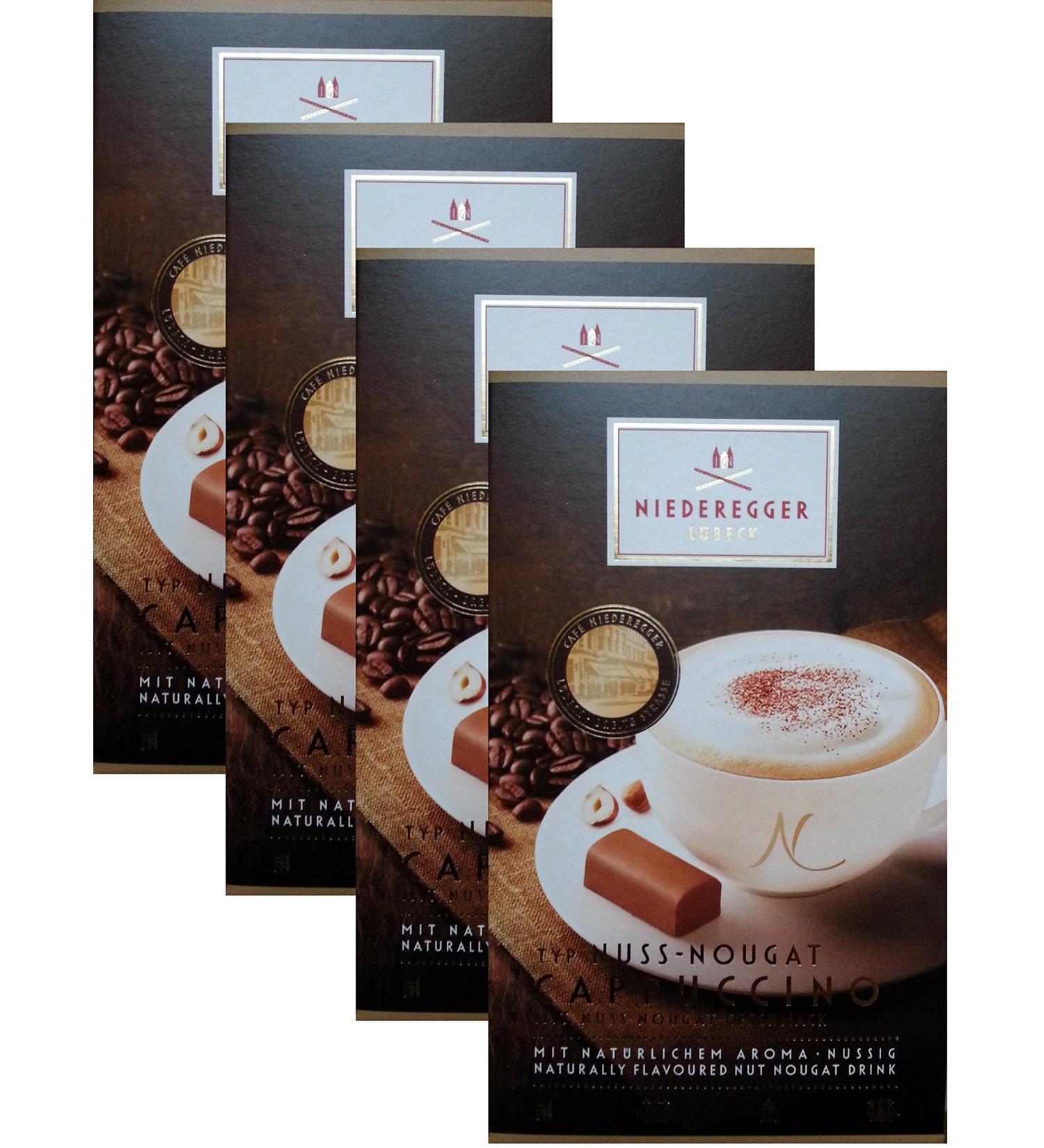 Niederegger Nut Nougat Cappuccino pack of 4 (4 x 220 g)