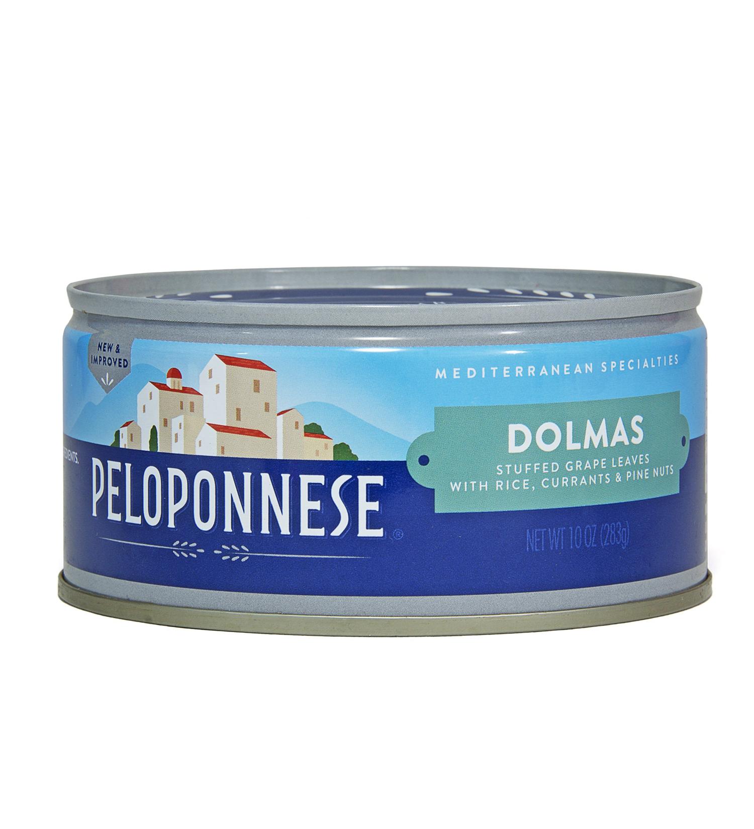 Peloponnese GRAPE LEAVE DOLMAS STUFFED 10 Ounce (Pack of 1) , B46754