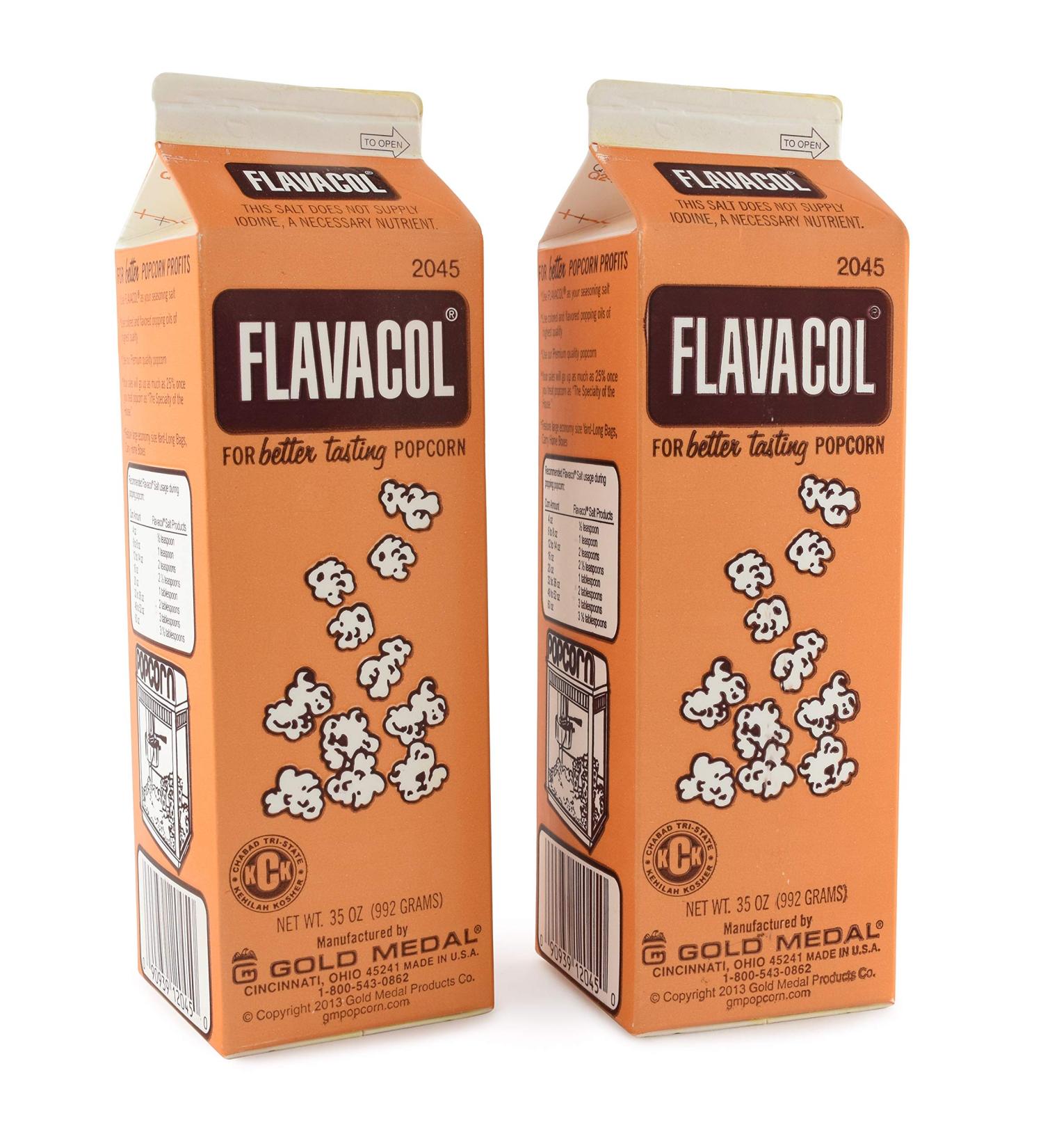 Gold Medal Products 2045 Flavacol Seasoning Popcorn Salt 35 oz (Pack of 2) - 70 oz Total - Buy Online on GoSupps.com