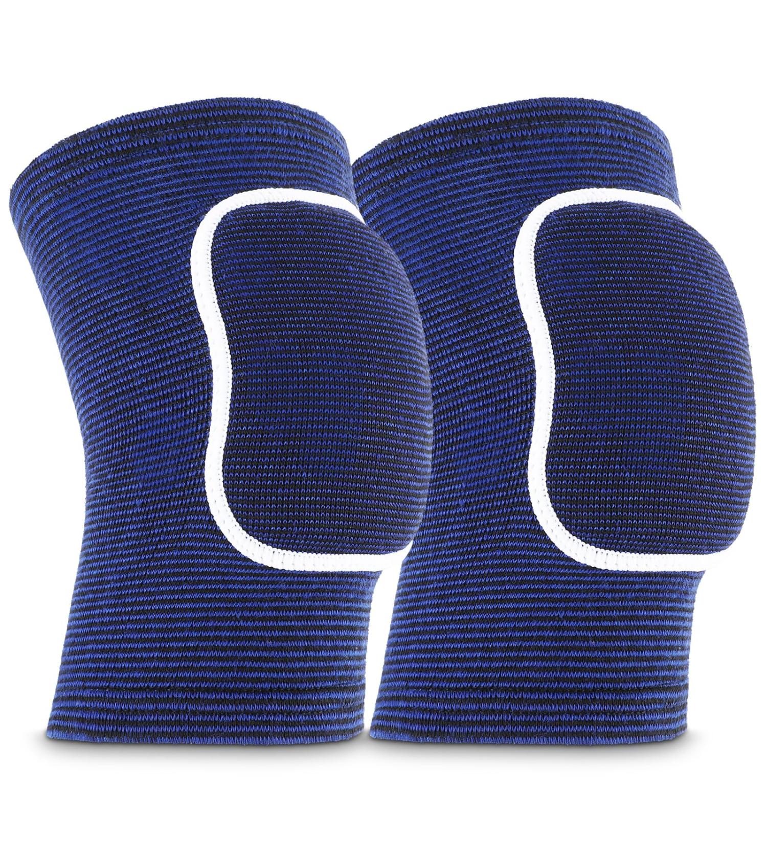 Shop Sibba Compression Elbow Pads & Arm Brace Support - Breathable Fitness Wraps for Kids Men & Women | Volleyball & Basketball Protection (Blue - Buy Online on GoSupps.com