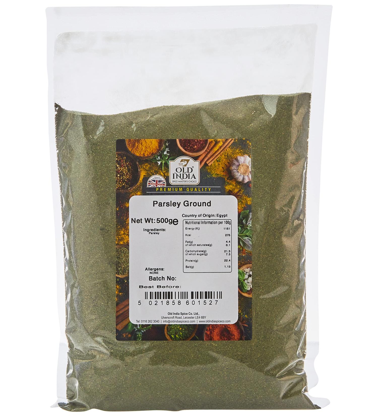 Old India Parsley Ground 500g - Premium Quality Spice for Culinary Delights - Buy Online on GoSupps.com