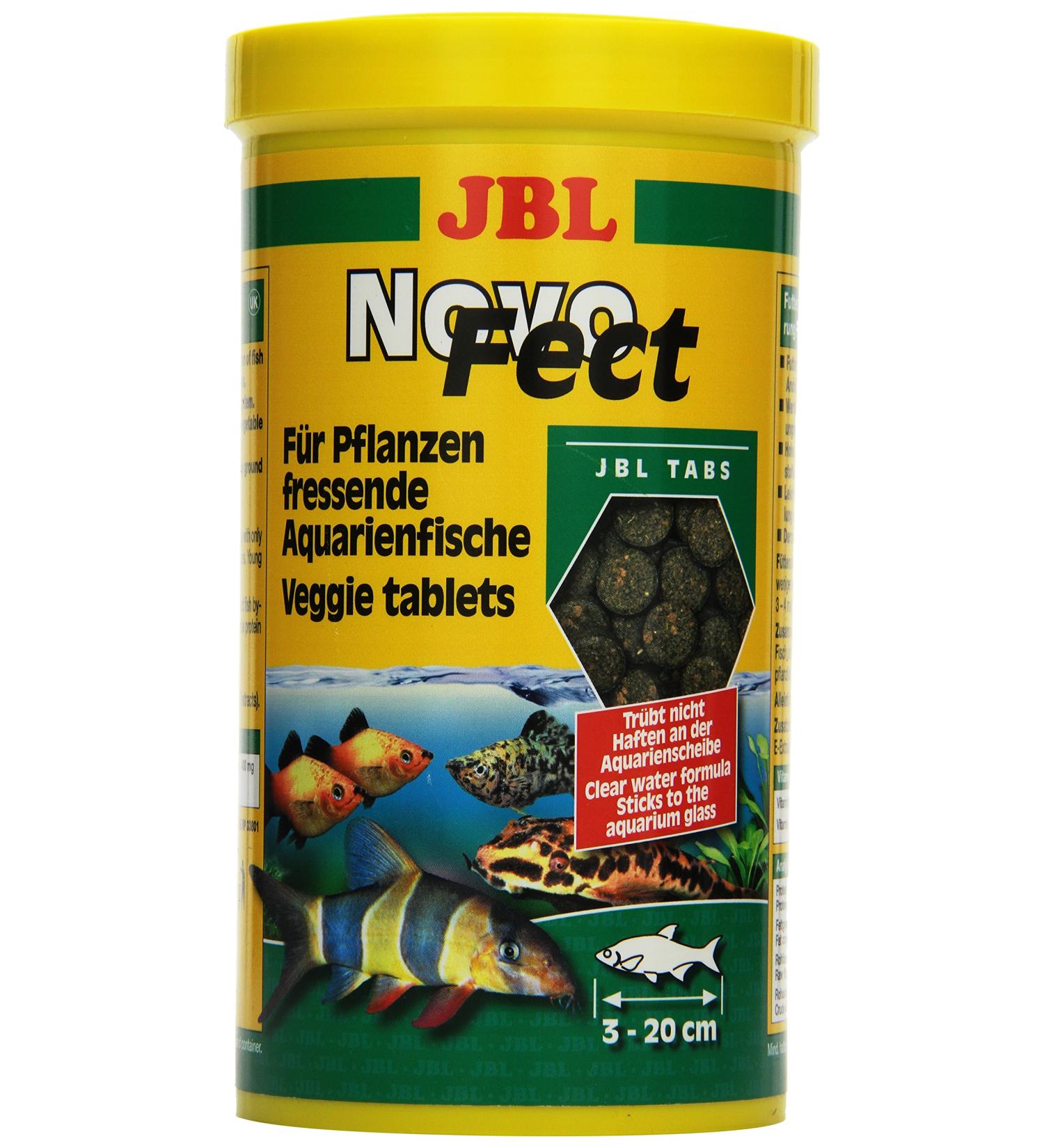 JBL NovoFect 30249 | Complete Food for Herbivorous Aquarium Fish - 1L Tablets | Buy Internationally - Buy Online on GoSupps.com