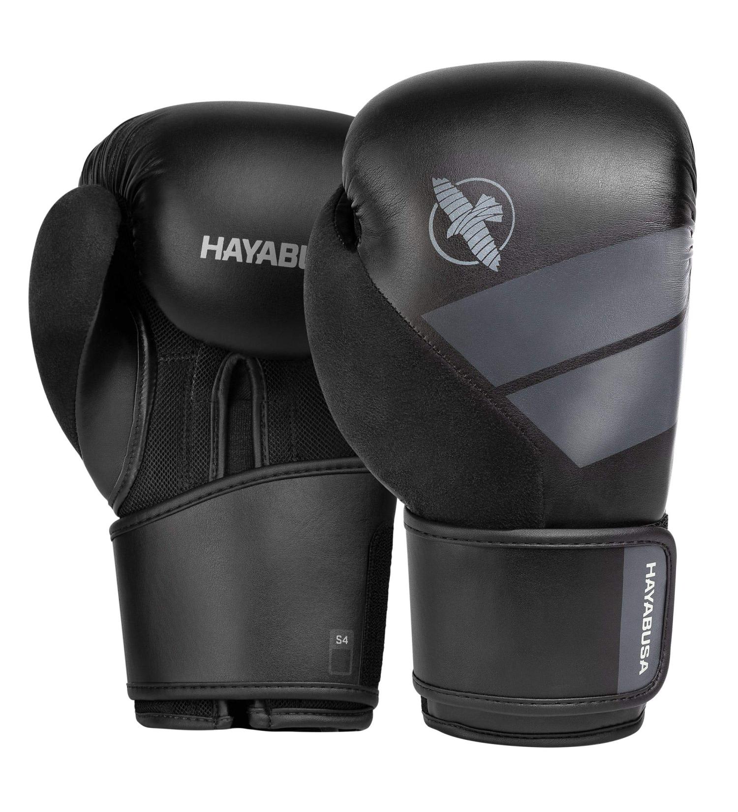 Hayabusa S4 Boxing Gloves 16oz - Large Black (Men and Women) | Premium Quality - Buy Online on GoSupps.com