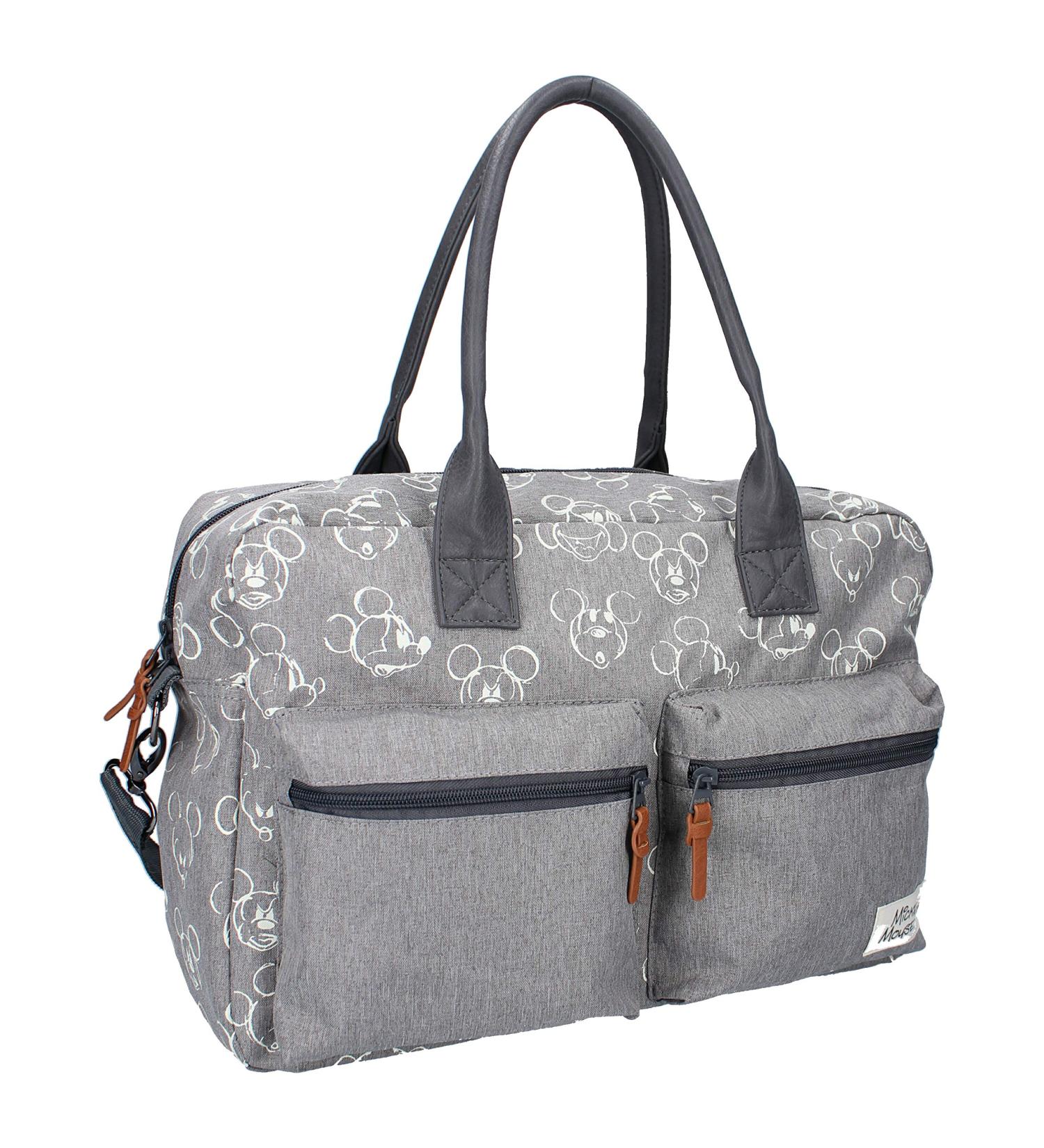 Mickey Mouse Endless Imagination Changing Bag | Durable Leak-proof Polyester | Ideal for Travel | Grey - One Size - Buy Online on GoSupps.com