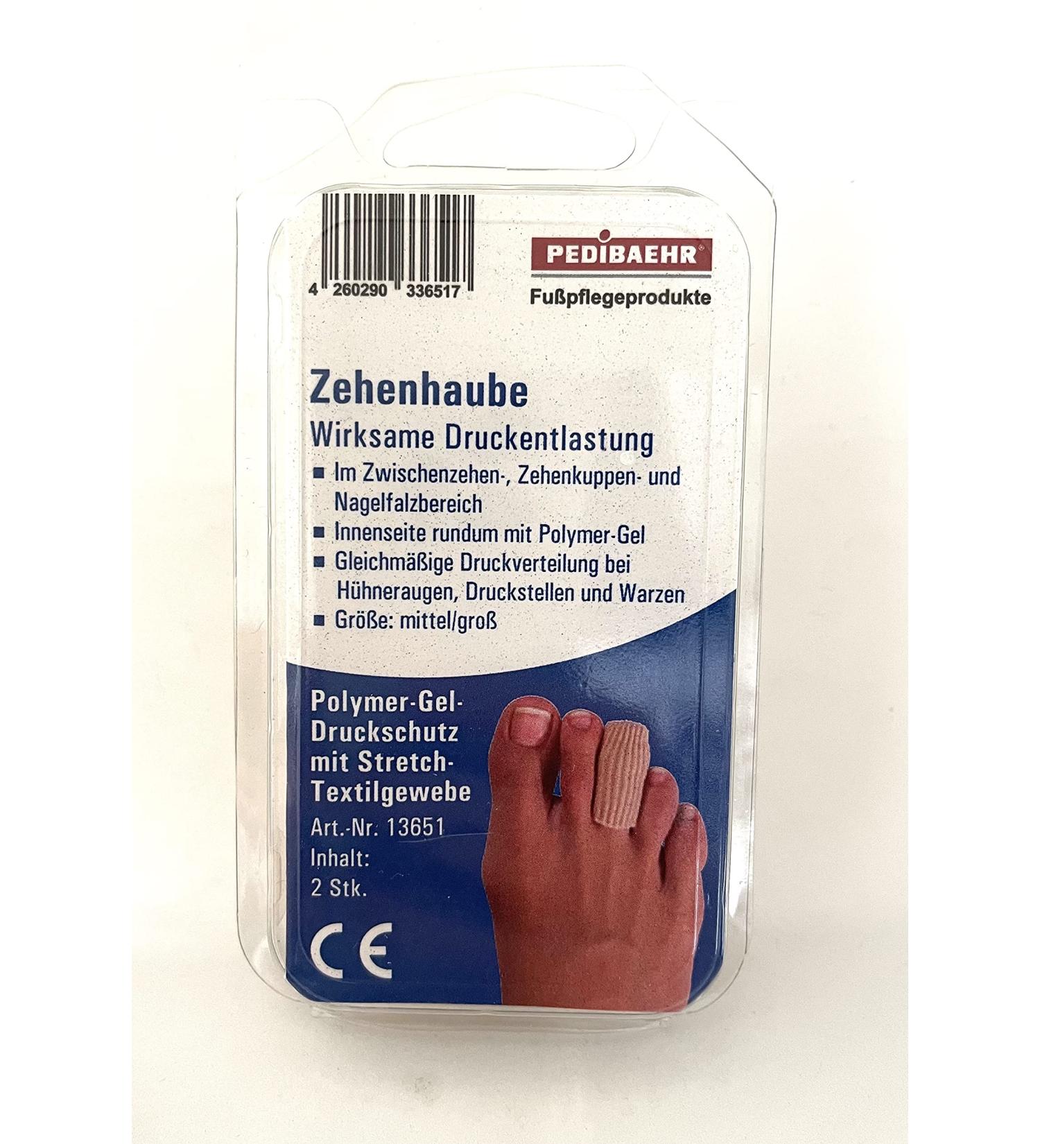 Pedibaehr Toe Cap Polymer Gel Pressure Protection (Medium/Large)