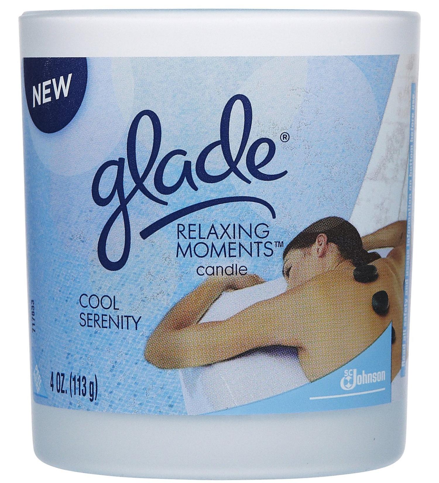 Glade Relaxing Moments Jar Candle - Cool Serenity - 4 oz