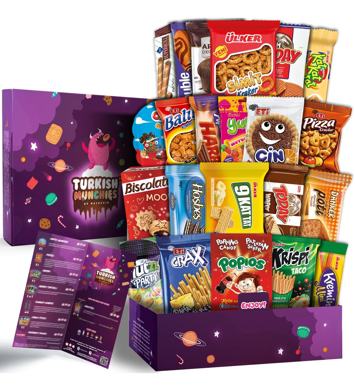 Maxi International Snack Box | Premium Exotic Snacks & Global Treats - 21 Full-Size Gourmet Delights - Buy Online on GoSupps.com