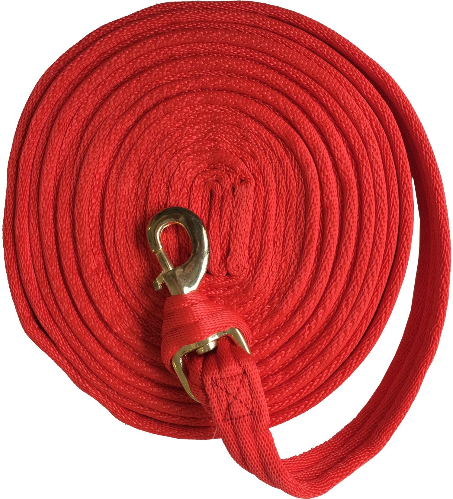 Jumptec 520108 Padded Lunging Line Standard red