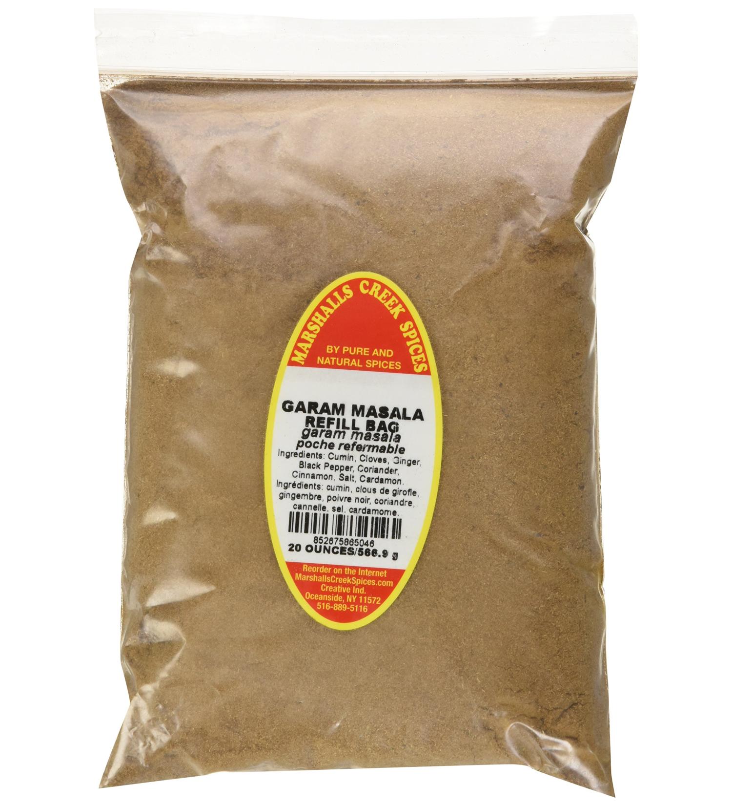 Marshalls Creek Spices Refill Pouch Garam Masala Seasoning XL 20 Ounce - Buy Online on GoSupps.com