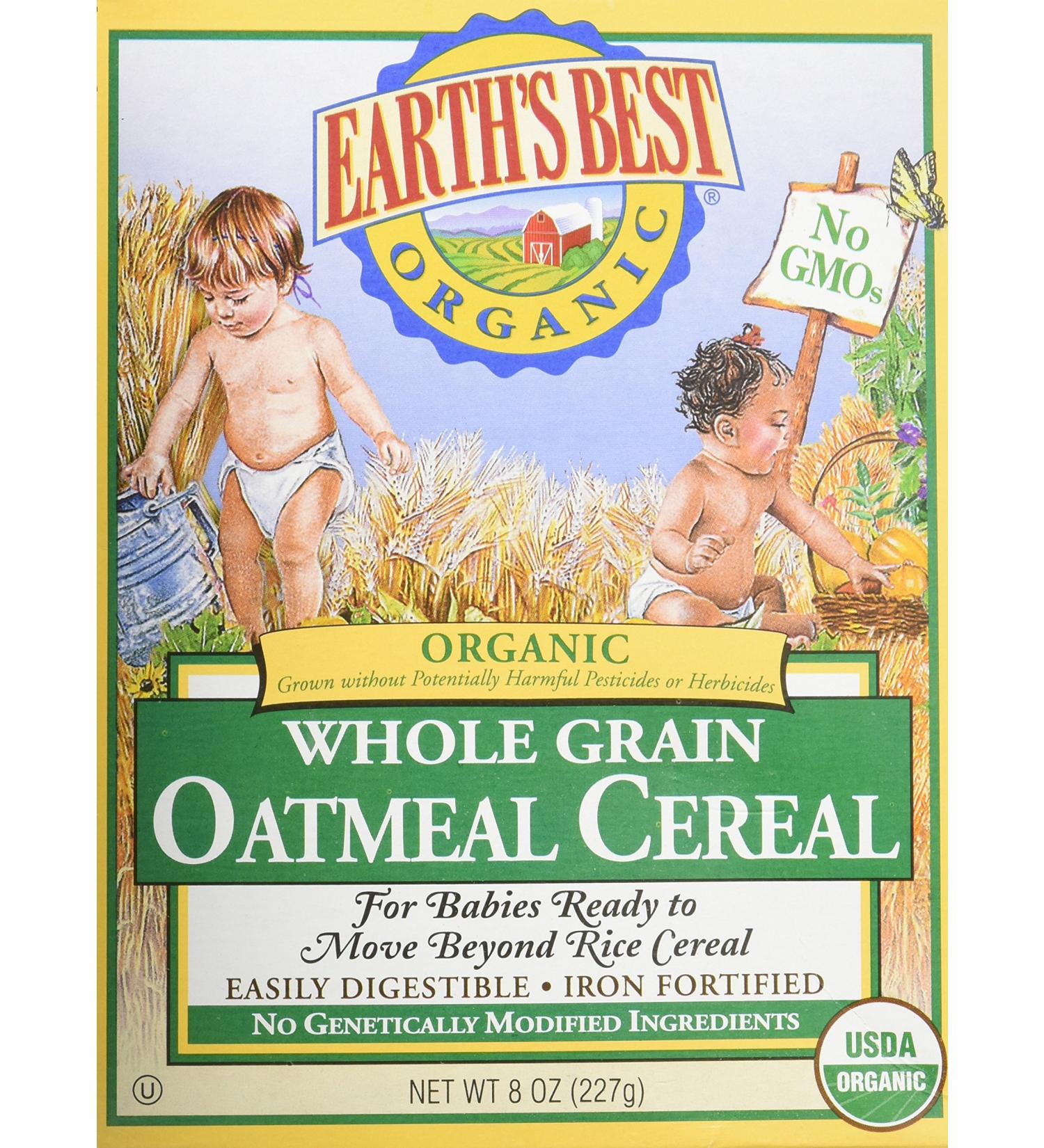 Earth's Best Oatmeal Cereal (12x8 Oz) - Buy Online on GoSupps.com