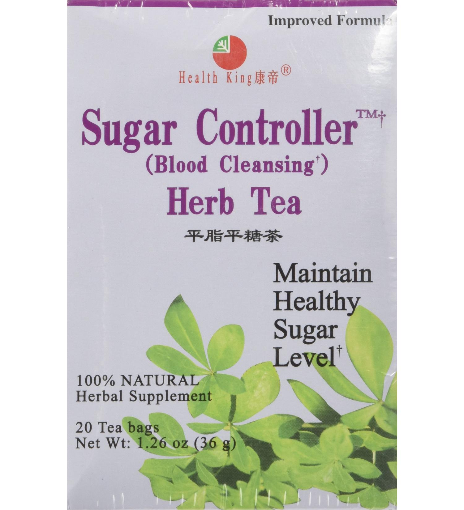 Tea Sugar Controller Herb 20 Bags - Buy Online on GoSupps.com