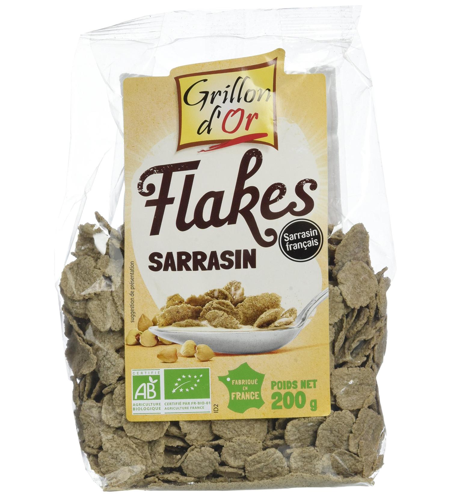 Golden Cricket Buckwheat Flakes Organic 200g - Buy Online on GoSupps.com