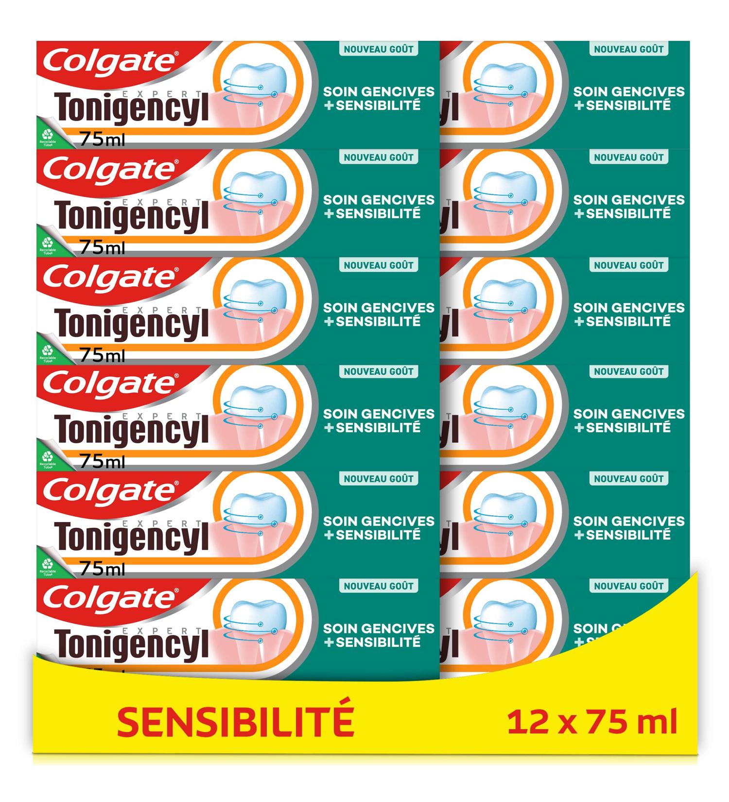  Colgate Tonigencyl - Toothpaste Expert Gum Care & Sensitivity - Protects Gums - Helps Relieve Sensitive Teeth - Pack of 12 Toothpaste Tubes 75 ml - Buy Online on GoSupps.com