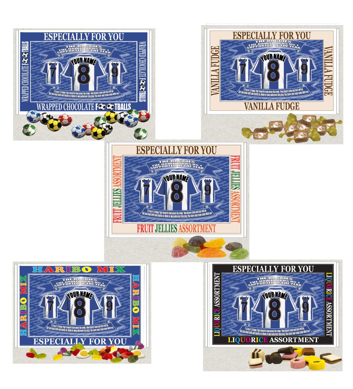 West Brom Personalised Football Shirt Gift Boxed Sweets - Buy Online on GoSupps.com