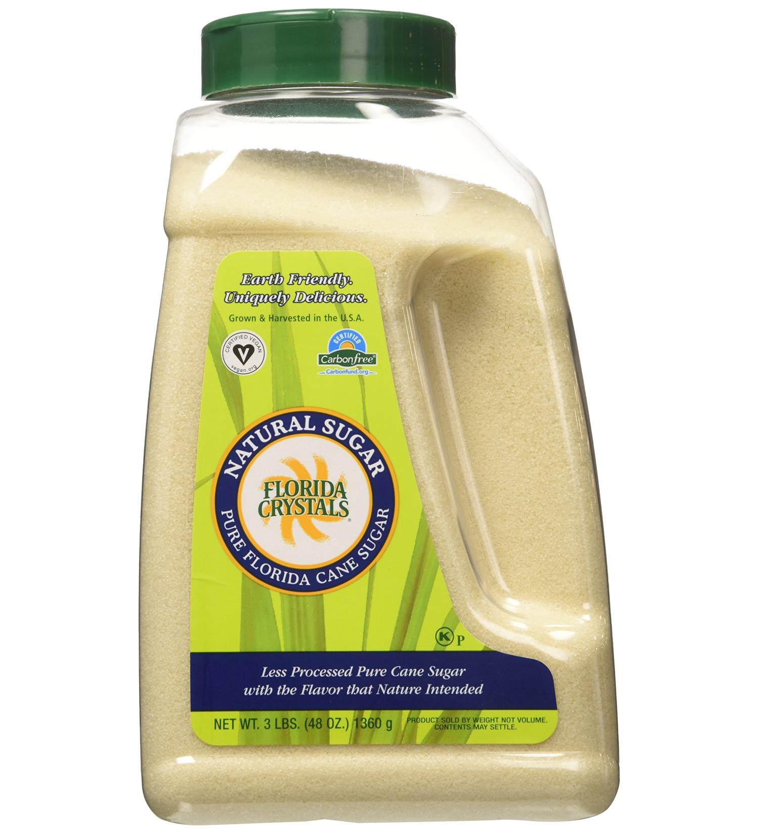 Florida Crystals Natural Cane Sugar 48oz (Pack of 3) - 3lbs total - Buy Online on GoSupps.com
