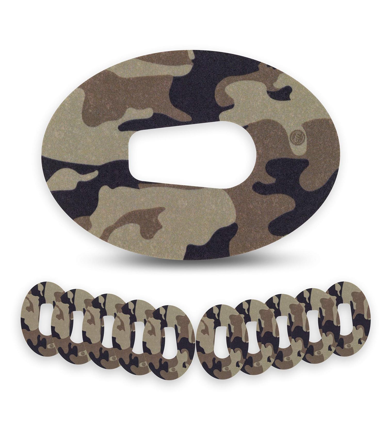 ExpressionMed Dexcom G6 Adhesive Patch 10-Pack - Waterproof, Made in USA CGM Tape (Camo) - Buy Online on GoSupps.com