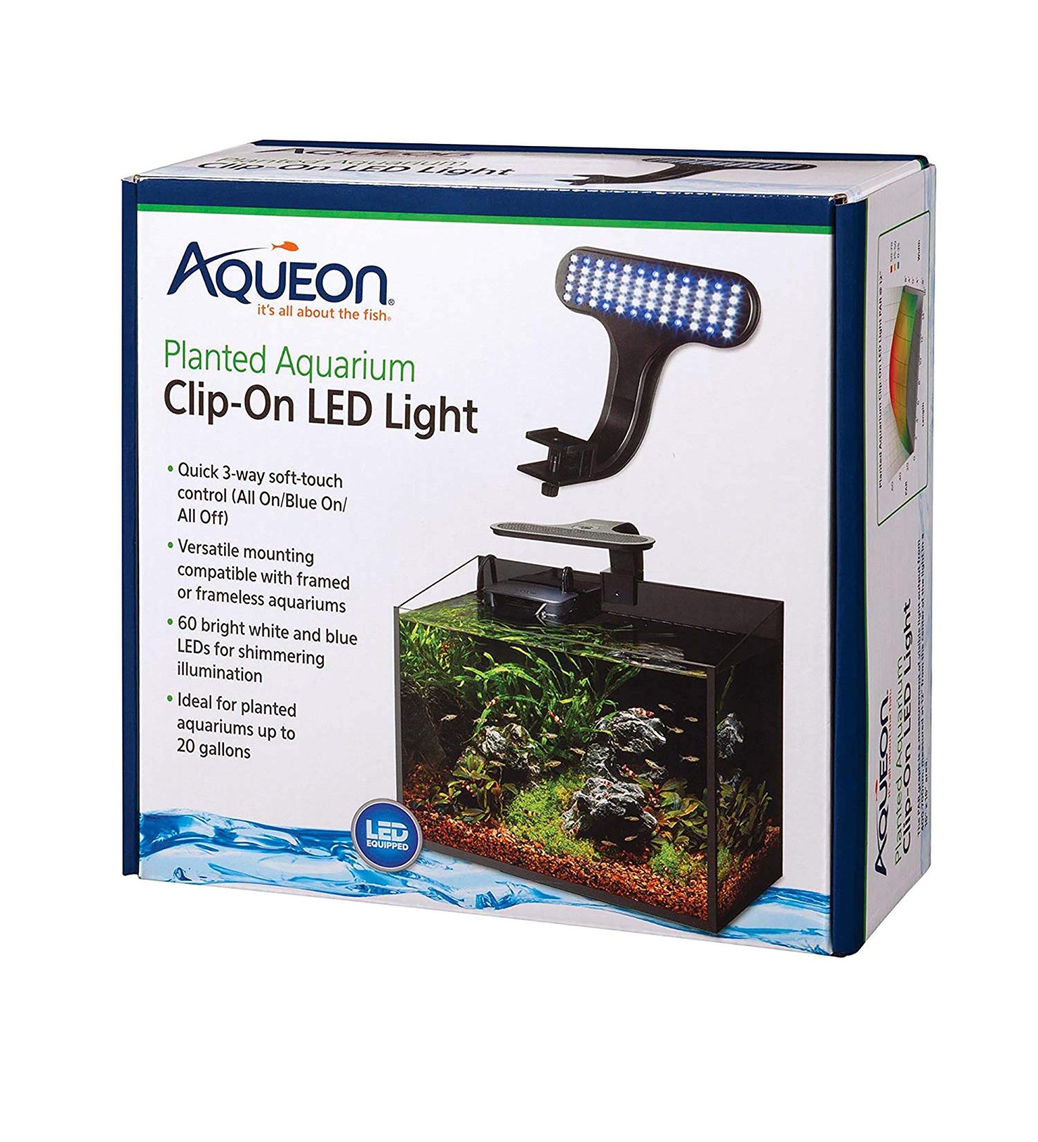 Aqueon Clip-On LED Light for 20 Gallon Planted Aquariums - Buy Online on GoSupps.com