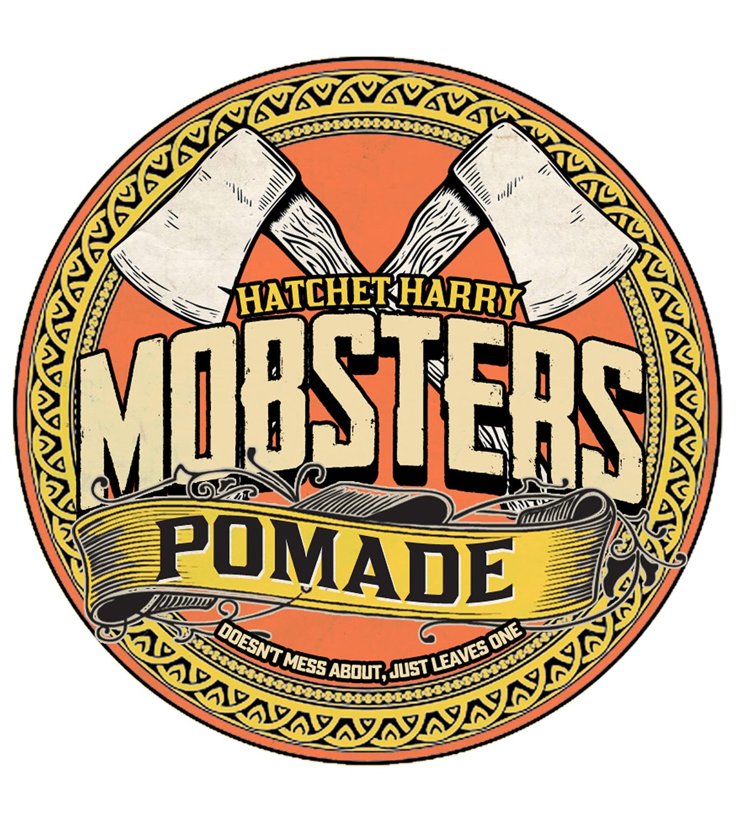 Mobsters Pomade for Men Strong Hold Water Based Deluxe Matt Finish Hair Wax 150ml Tin - Special Edition (Hatchet Harry) - Buy Online on GoSupps.com