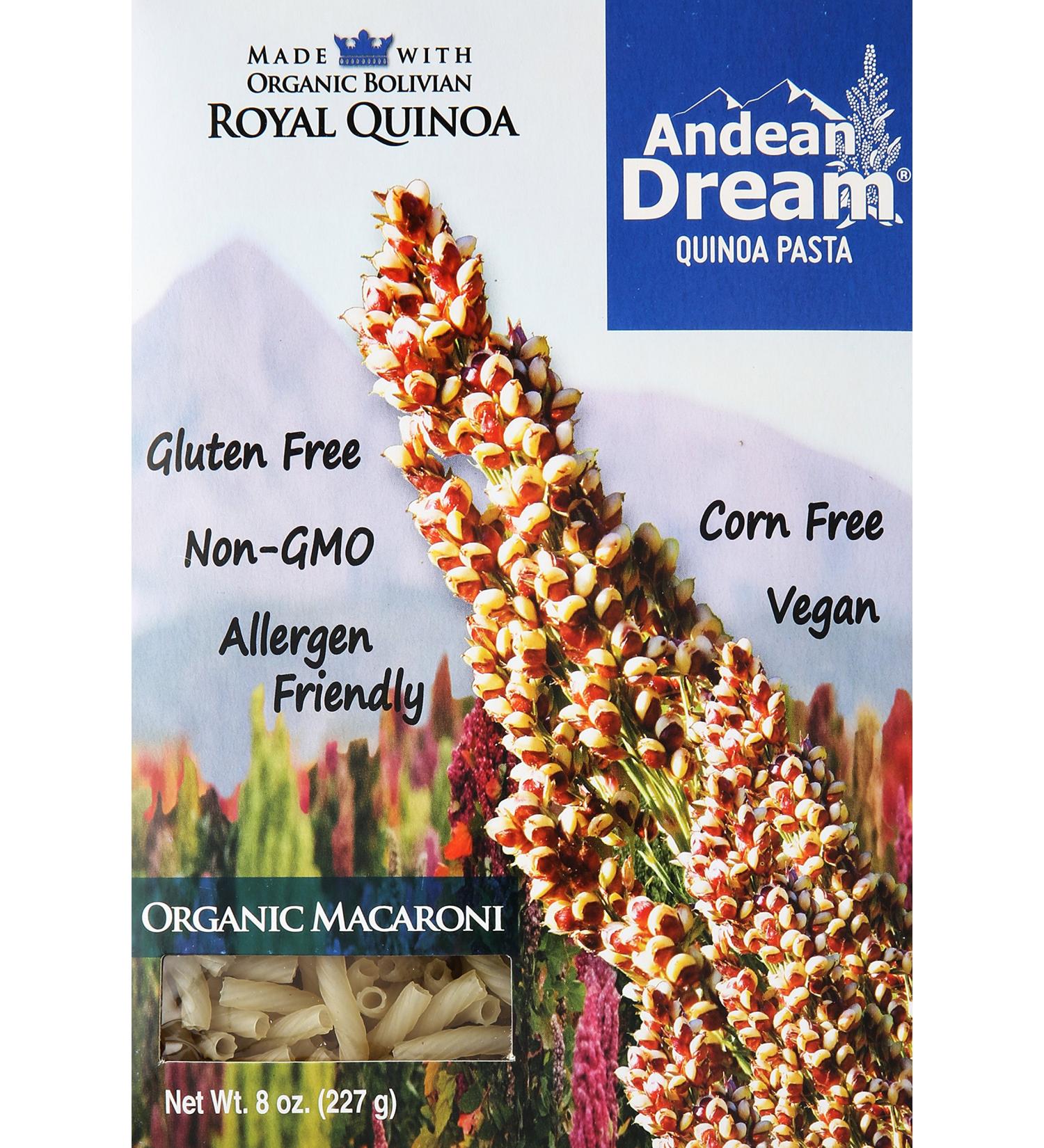 Andean Dream Organic Quinoa Pasta - Gluten Free 8 oz - Buy Online on GoSupps.com