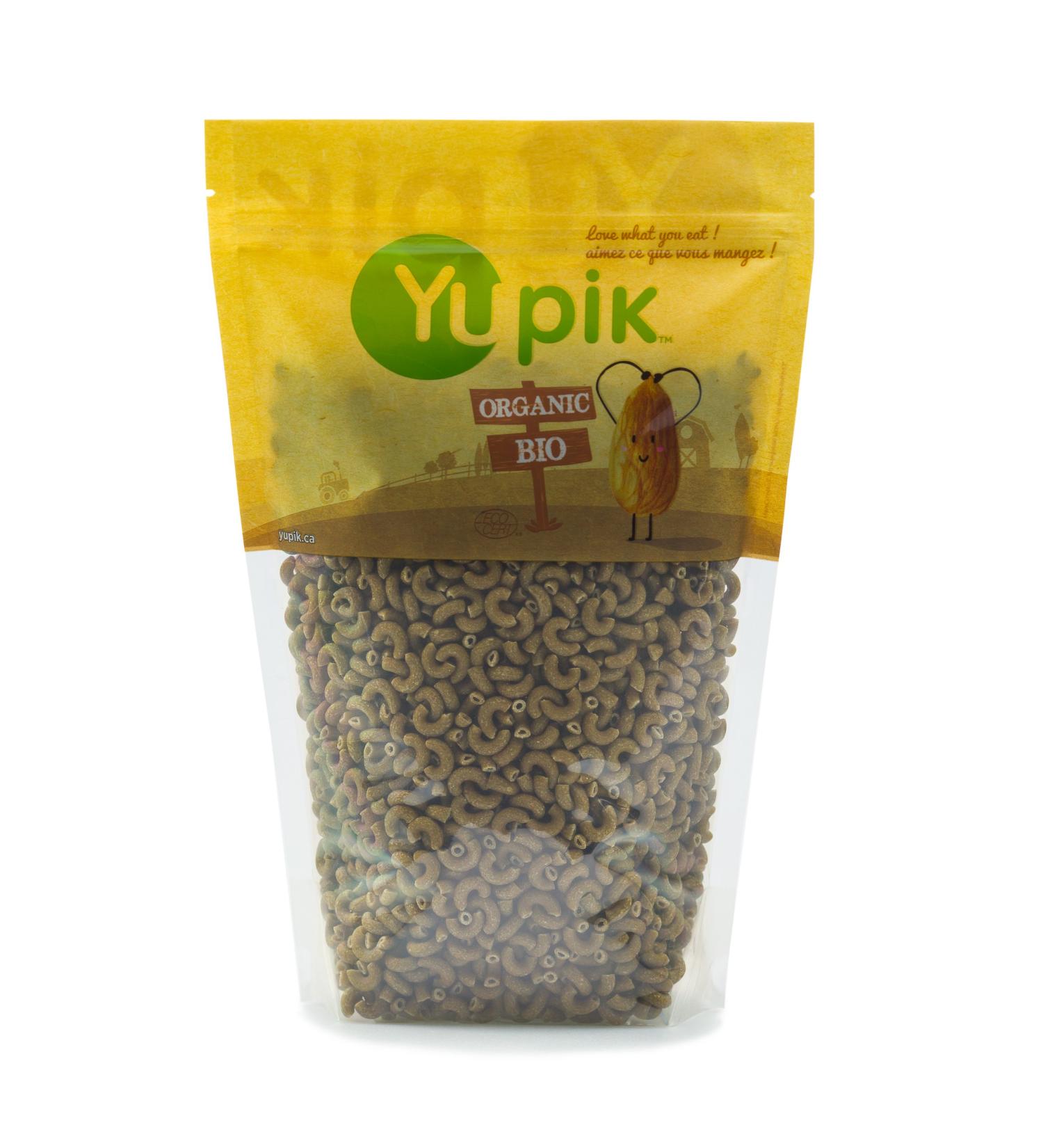 Yupik Organic Spinach Macaroni Non-GMO Vegan Gluten-Free 1Kg 1 kg - Buy Online on GoSupps.com
