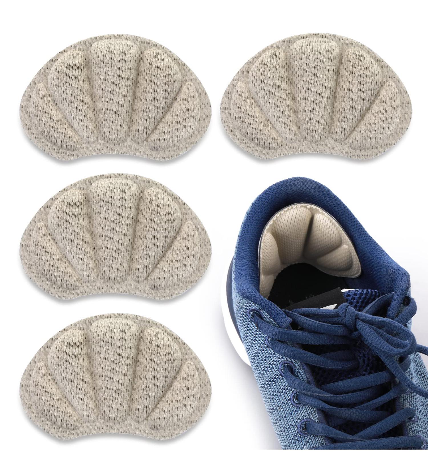 2 Pair Self-Adhesive Heel Grips Pads for Women and Men - Thick Shoe Inserts for Anti-Blister Protection and Comfort - Nude - Buy Online on GoSupps.com