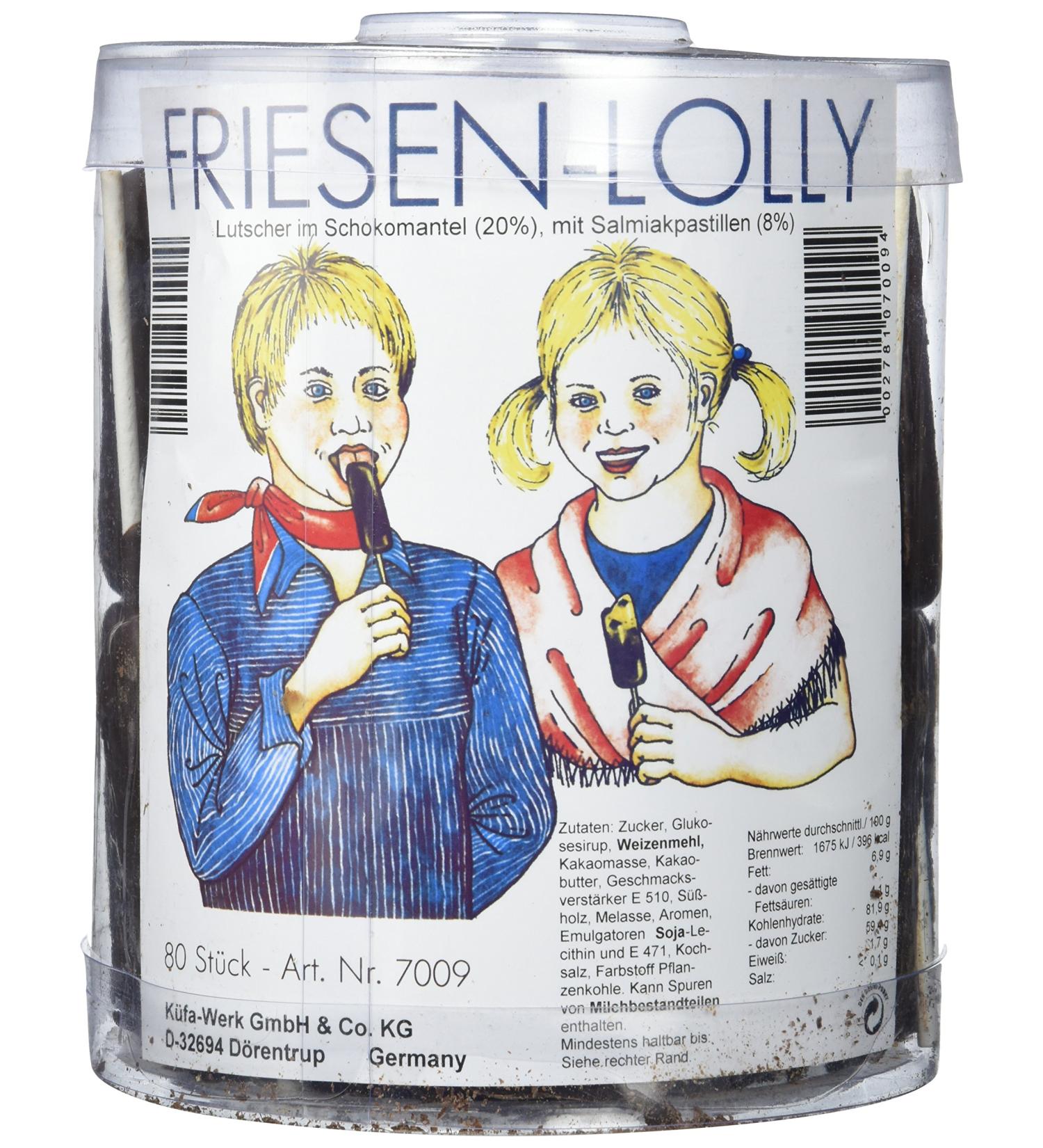 K fa Friesen Lolly 80 Pieces - 1 Pack (1.6 kg) | International Shipping Available - Buy Online on GoSupps.com