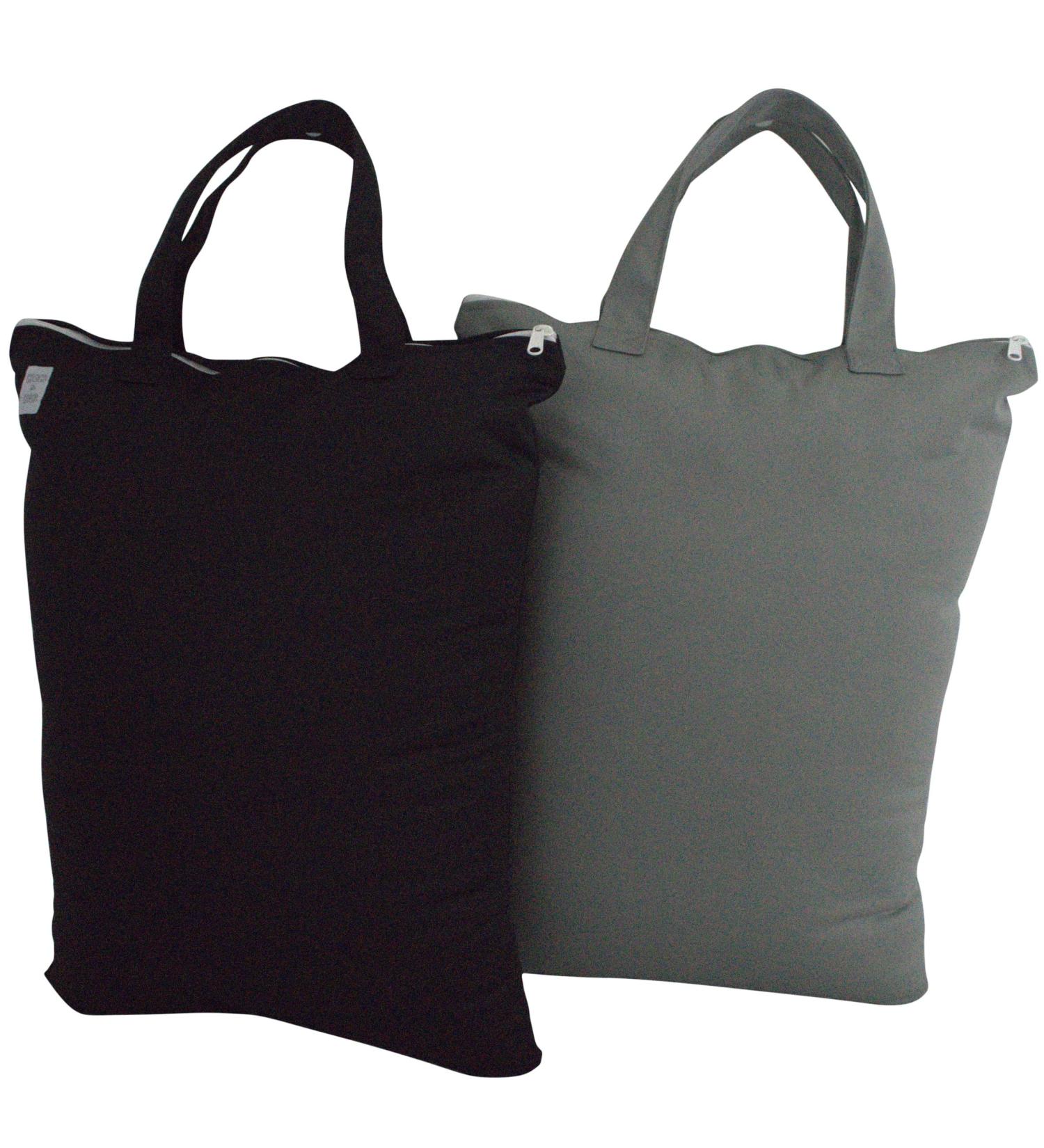 Wet Bag for Baby and Swimsuit - Water & Odor Resistant Diaper Bag Wet Dry Bag - Black & Gray - Buy Online on GoSupps.com