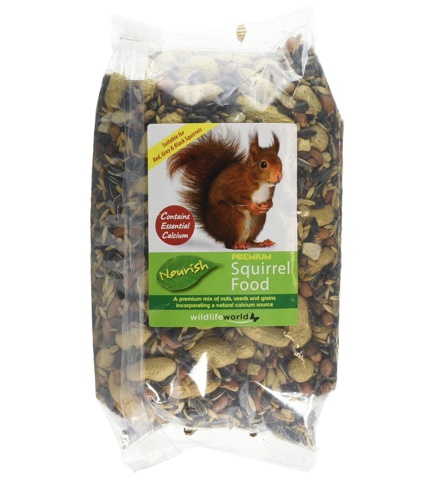 Wildlife World Nourish Squirrel Food with Added Calcium 1 kg (Pack of 1) - Buy Online on GoSupps.com