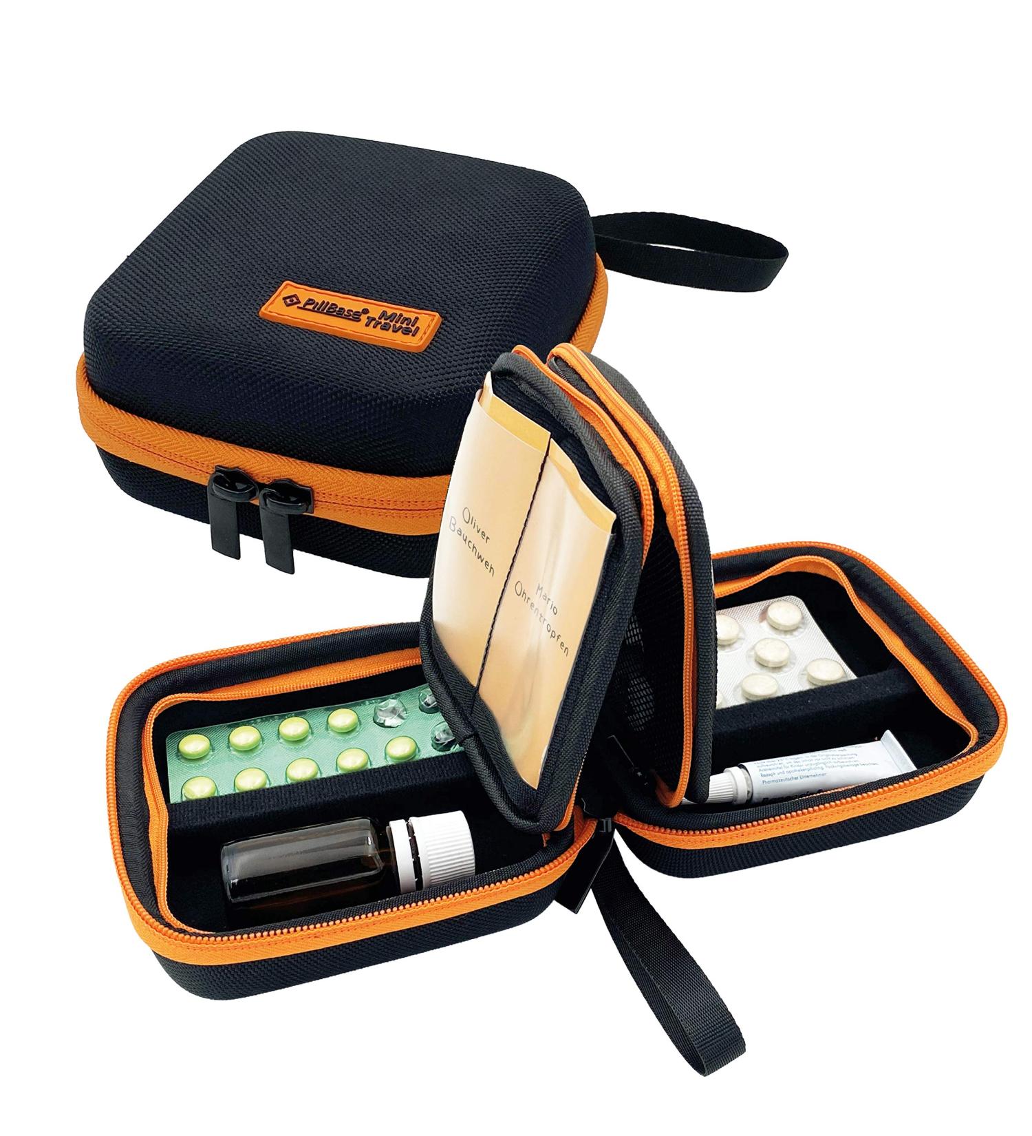 Pillbase Mini Travel First Aid Bag - Compact Emergency Medication Storage for Trips - Buy Online on GoSupps.com