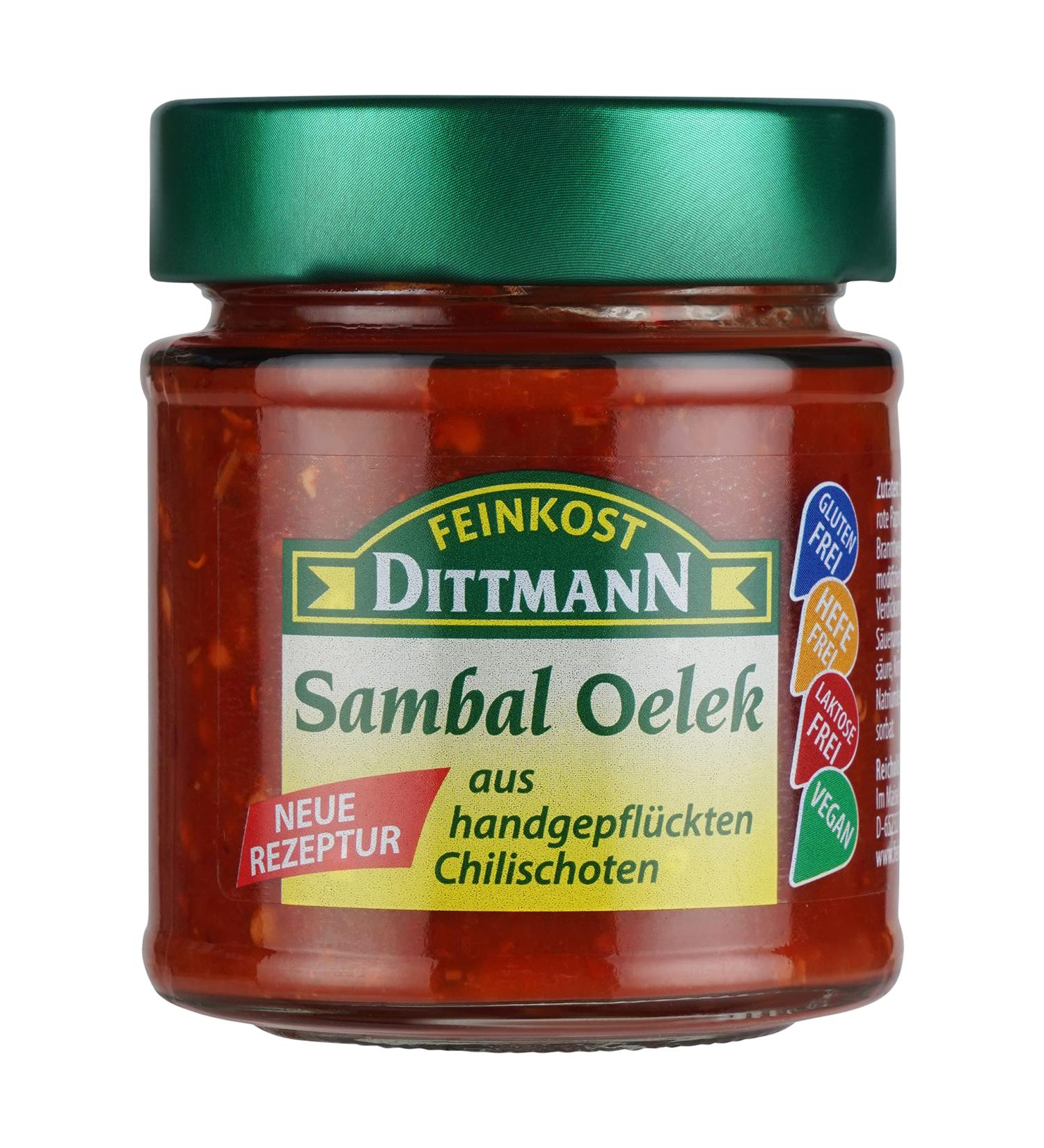 Buy Dittmann Sambal Oelek 130g - Authentic Fine Food for International Shipping - Buy Online on GoSupps.com