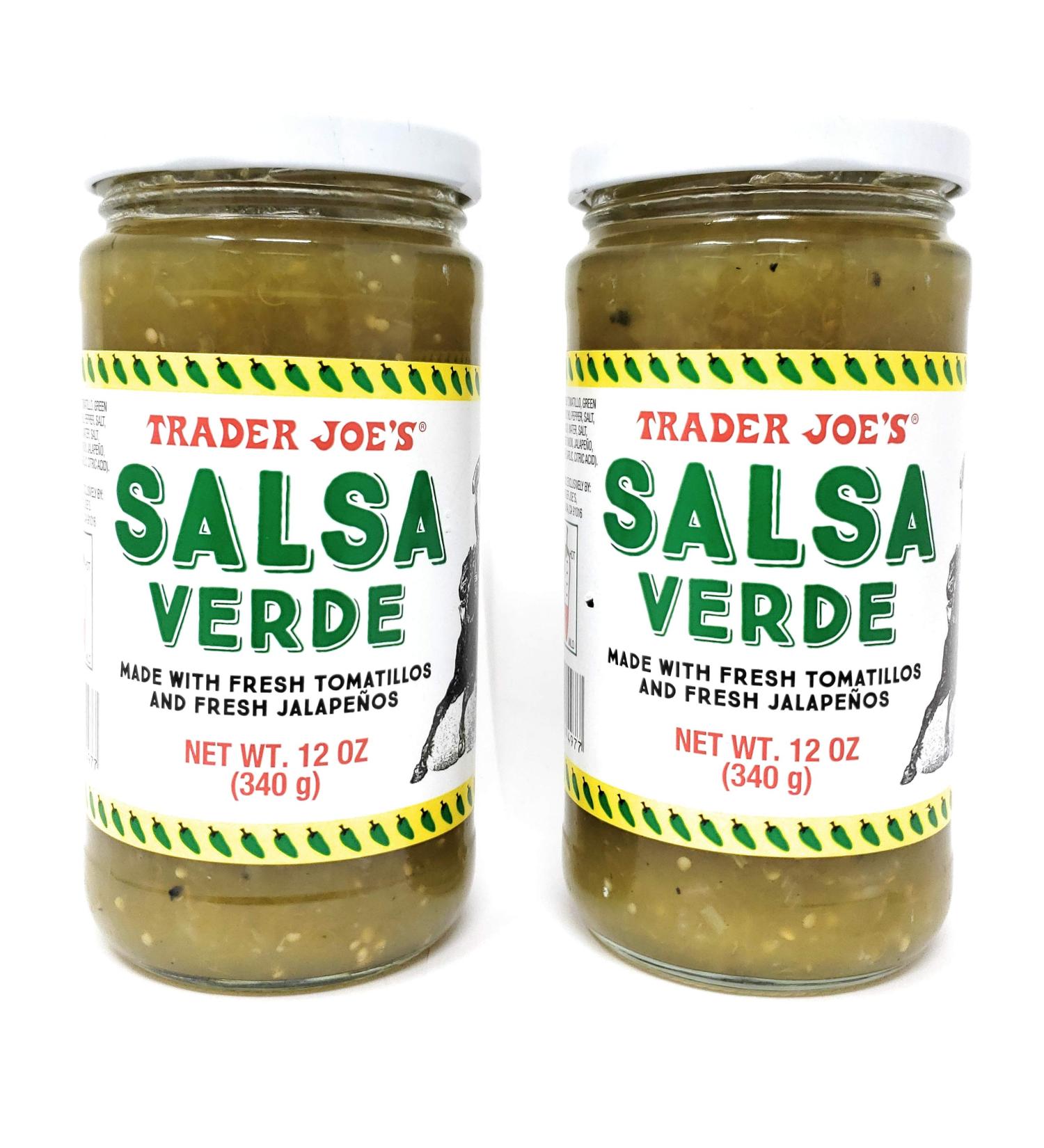 Trader Joe's Salsa Verde 12 fl.oz 2 Pack - 24 Ounces Total - Buy Online on GoSupps.com